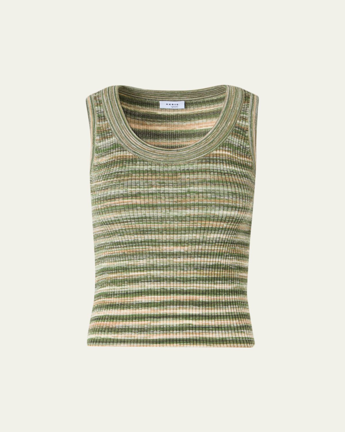 Akris punto Scoop-Neck Space Dye Merino Wool Rib Tank Top | Thumbnail 6 Akris punto Scoop-Neck Space Dye Merino Wool Rib Tank Top | Thumbnail 6