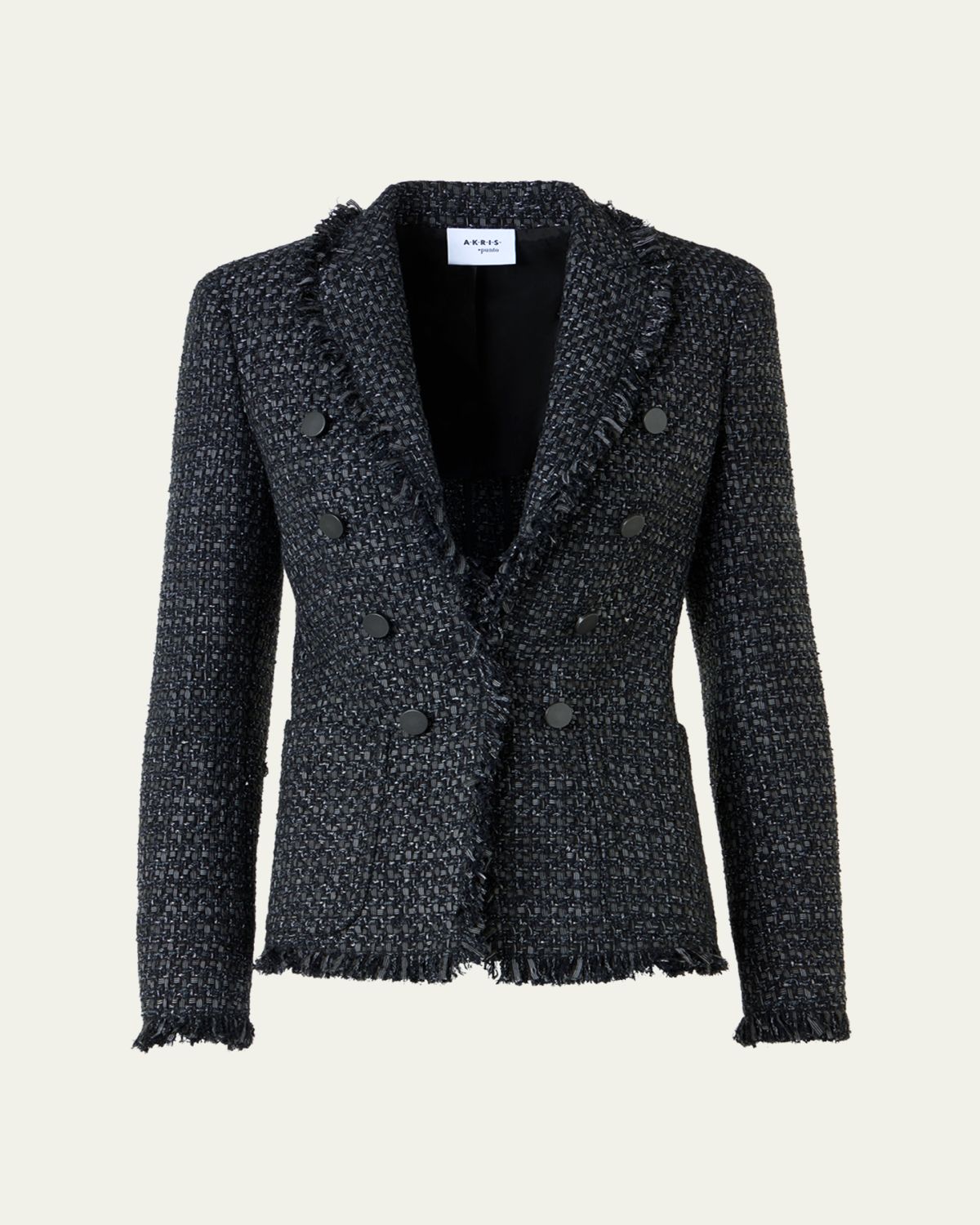 Akris punto Salt and Pepper Tweed Jacket | Thumbnail 6 Akris punto Salt and Pepper Tweed Jacket | Thumbnail 6
