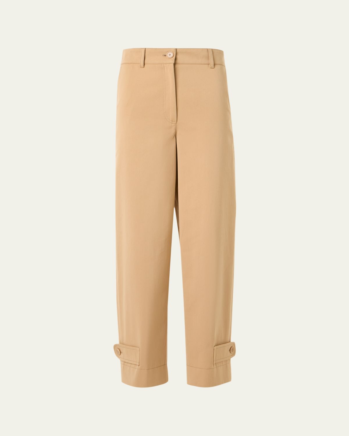 Akris punto Fraser Cotton Gabardine Barrel-Leg Ankle Pants | Thumbnail 5 Akris punto Fraser Cotton Gabardine Barrel-Leg Ankle Pants | Thumbnail 5