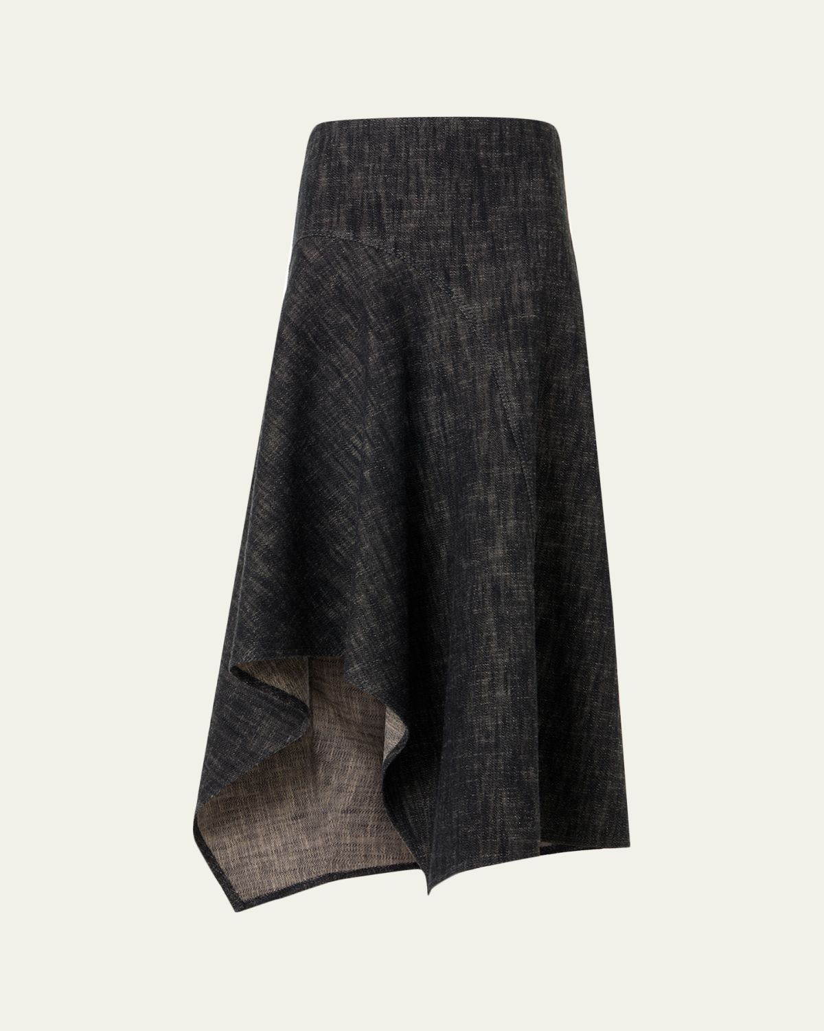 Akris punto Washed Heavyweight Cotton Denim Midi Skirt | Thumbnail 5 Akris punto Washed Heavyweight Cotton Denim Midi Skirt | Thumbnail 5
