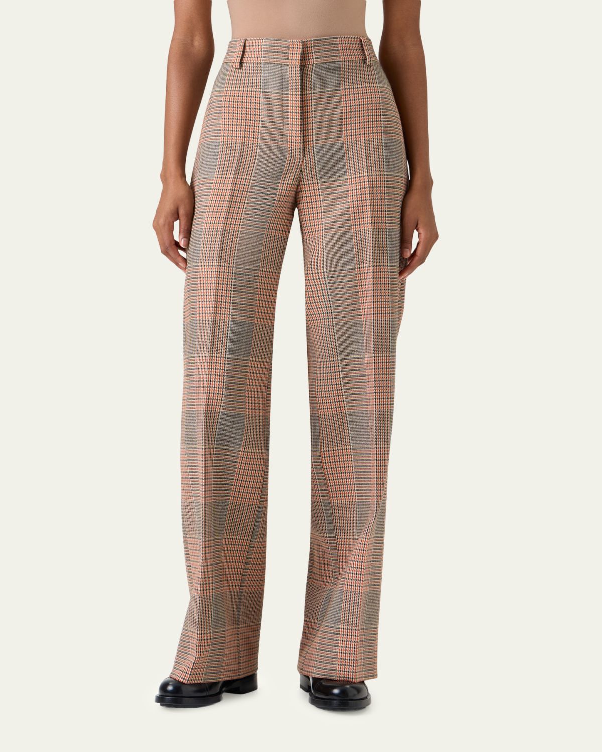 Akris punto Chiaro Glen Check Heavy Wool Twill Pants | Thumbnail 3 Akris punto Chiaro Glen Check Heavy Wool Twill Pants | Thumbnail 3