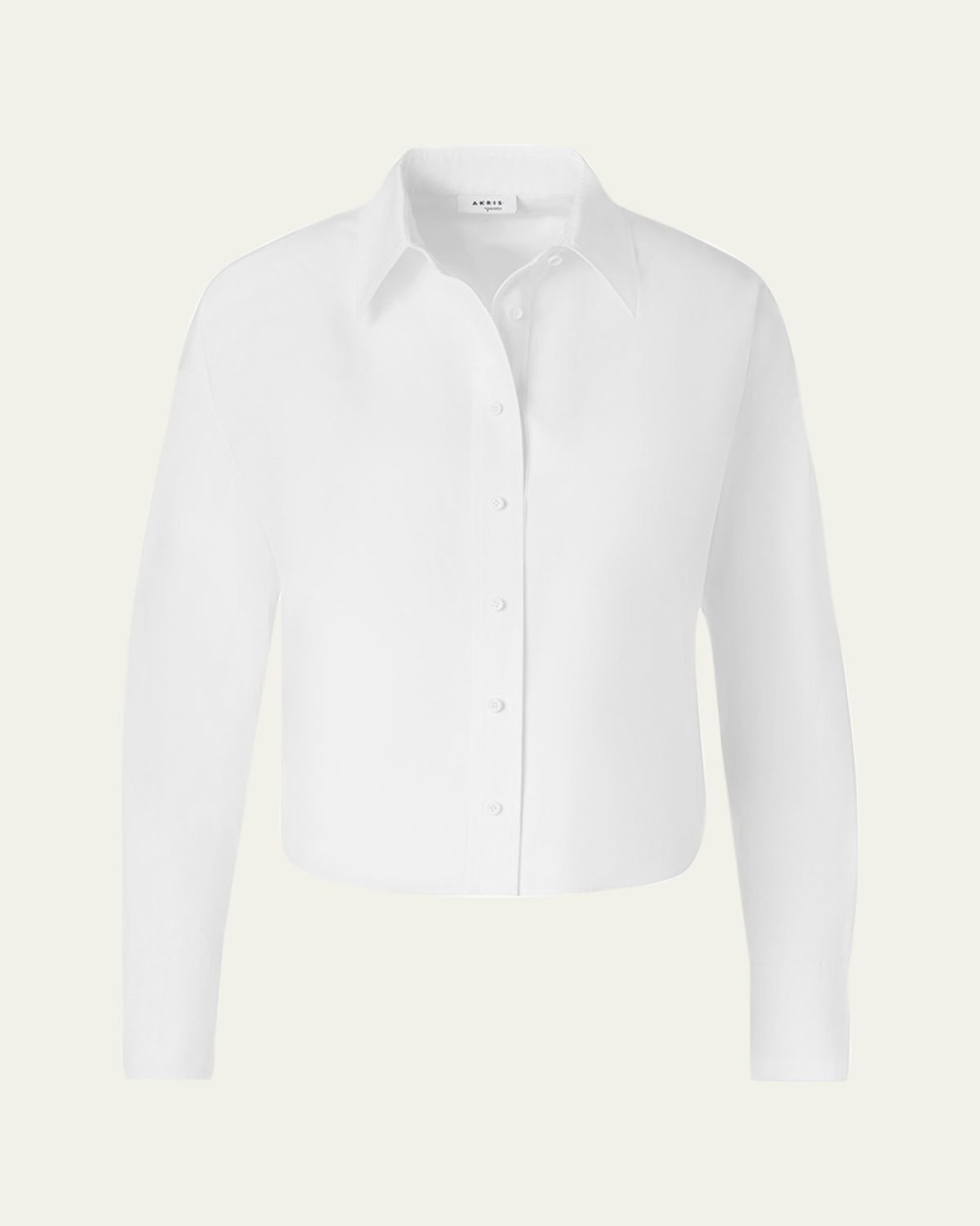 Akris punto Cotton Poplin Button-Down Shirt | Thumbnail 6 Akris punto Cotton Poplin Button-Down Shirt | Thumbnail 6