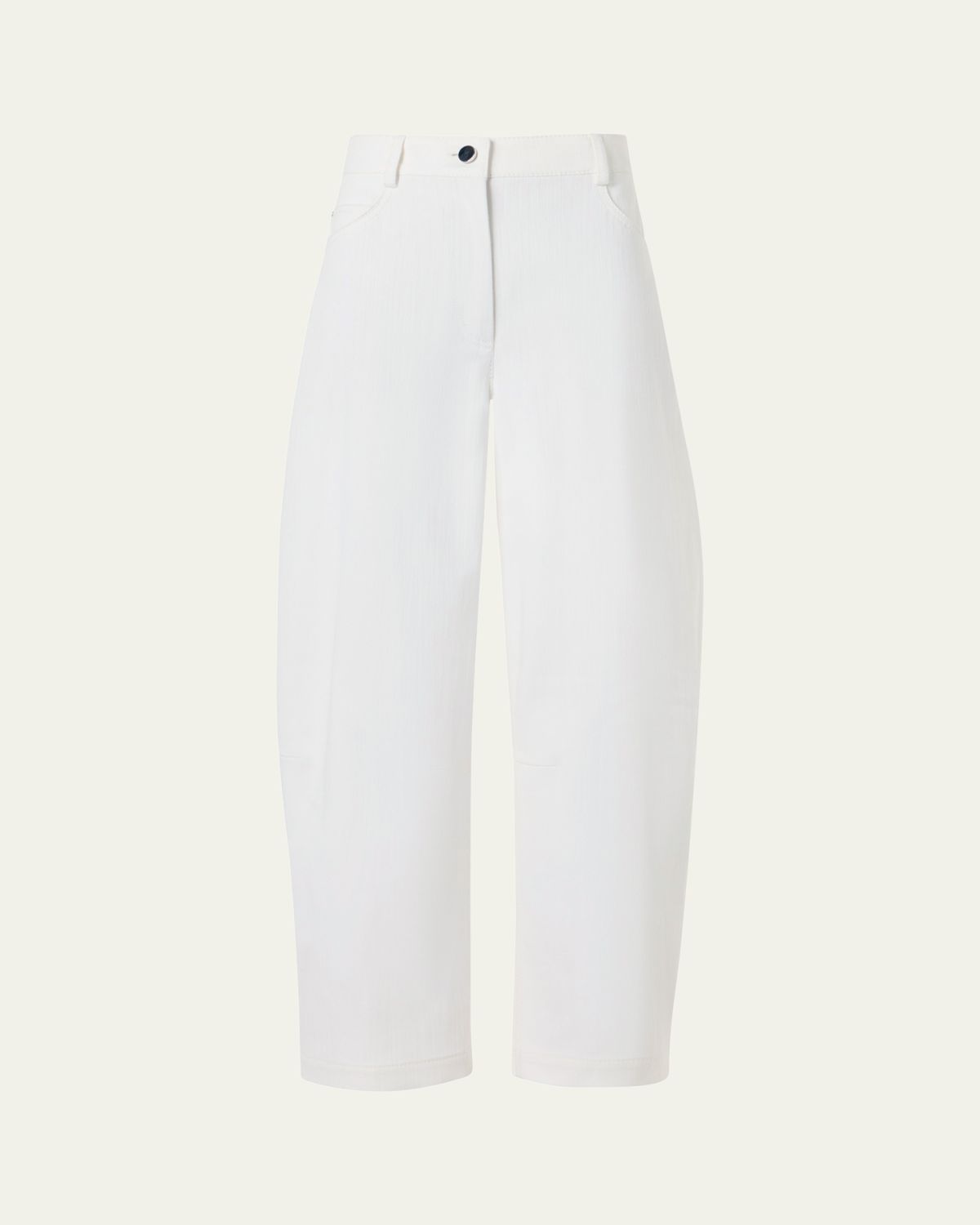 Akris punto High-Rise Barrel-Leg Ankle Pants | Thumbnail 5
