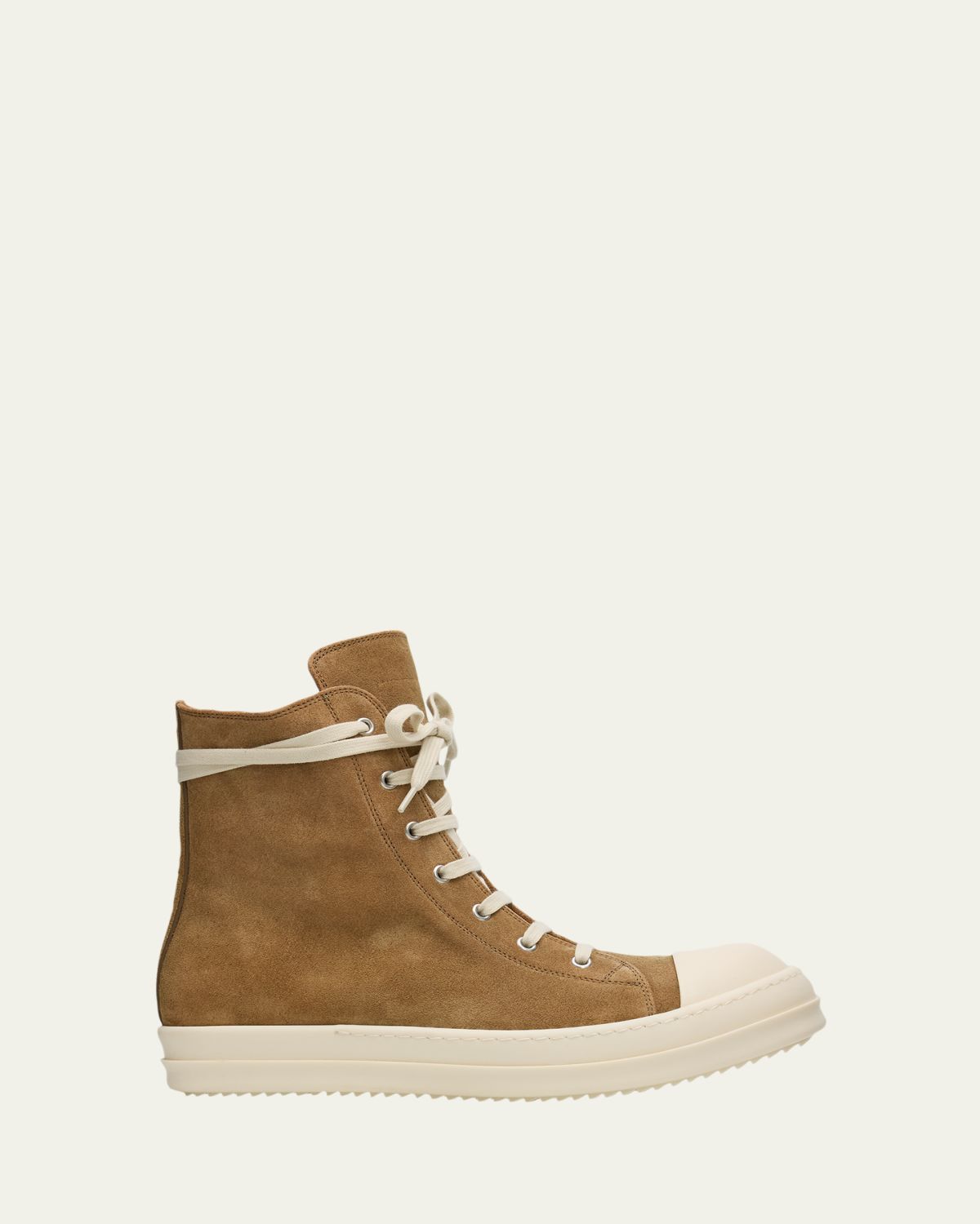 Rick Owens Men's Sneaks Suede High-Top Sneakers