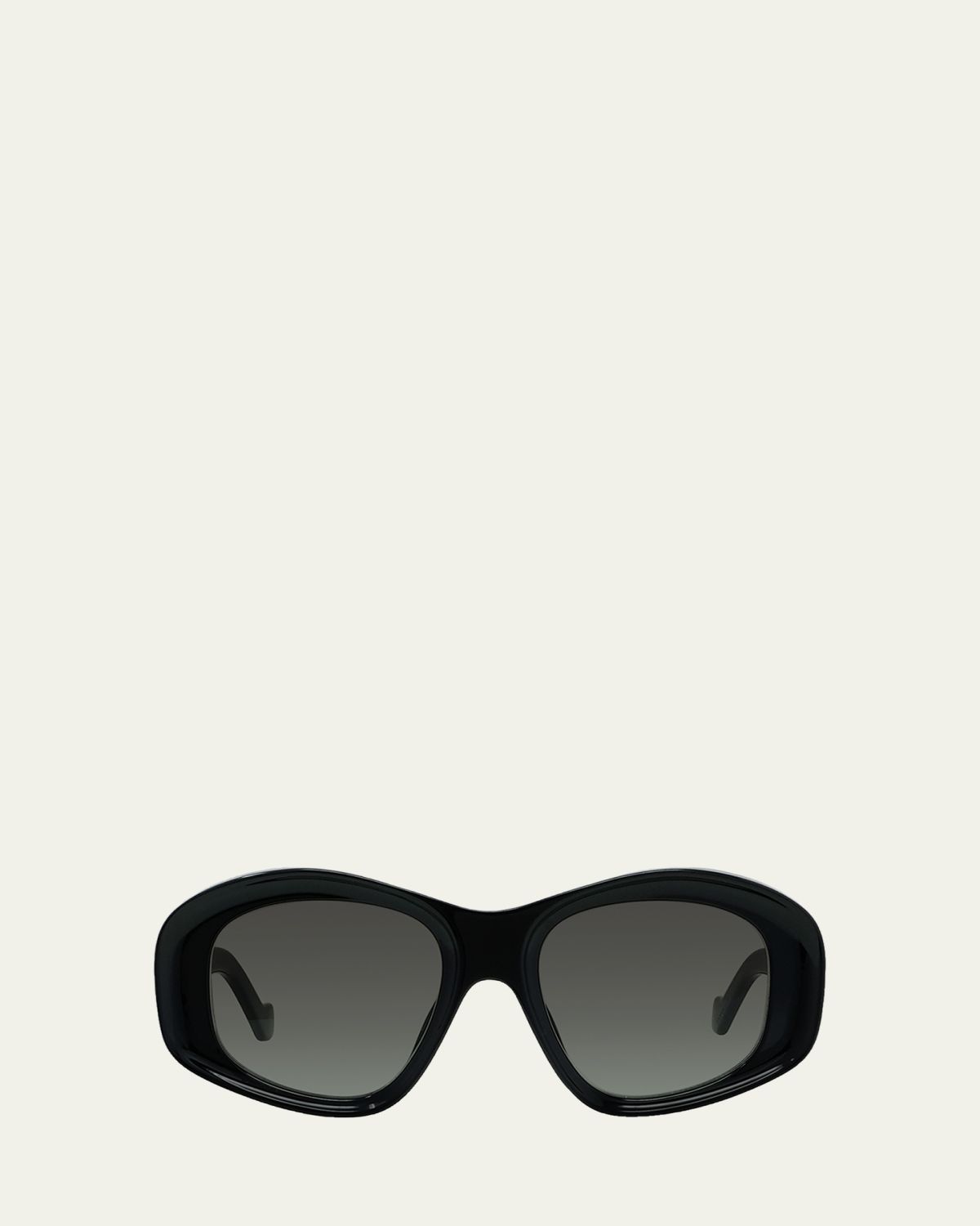 Loewe Anagram 51mm Beveled Acetate Pentagon Sunglasses