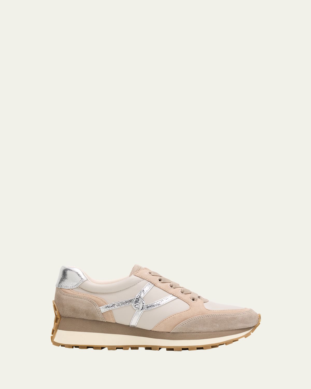 Veronica Beard Valentina Mixed Leather Retro Sneakers | Thumbnail 6 Veronica Beard Valentina Mixed Leather Retro Sneakers | Thumbnail 6
