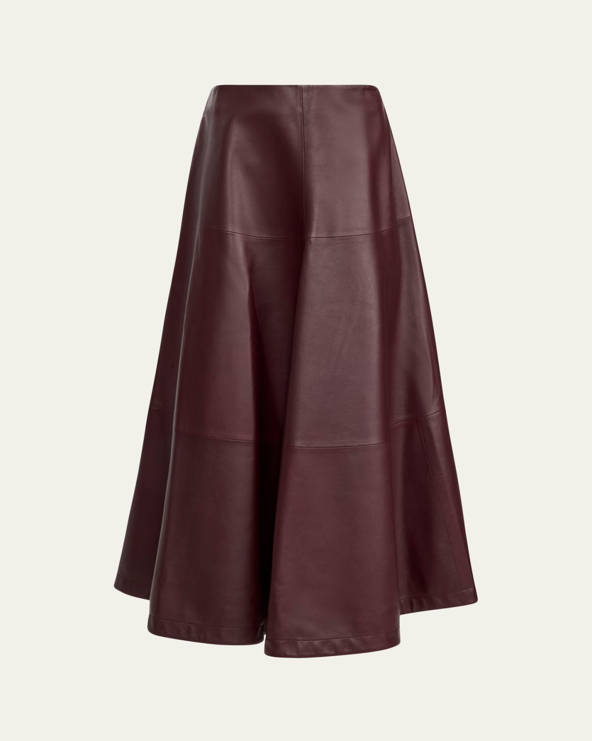 Altuzarra Varda Leather Midi Skirt