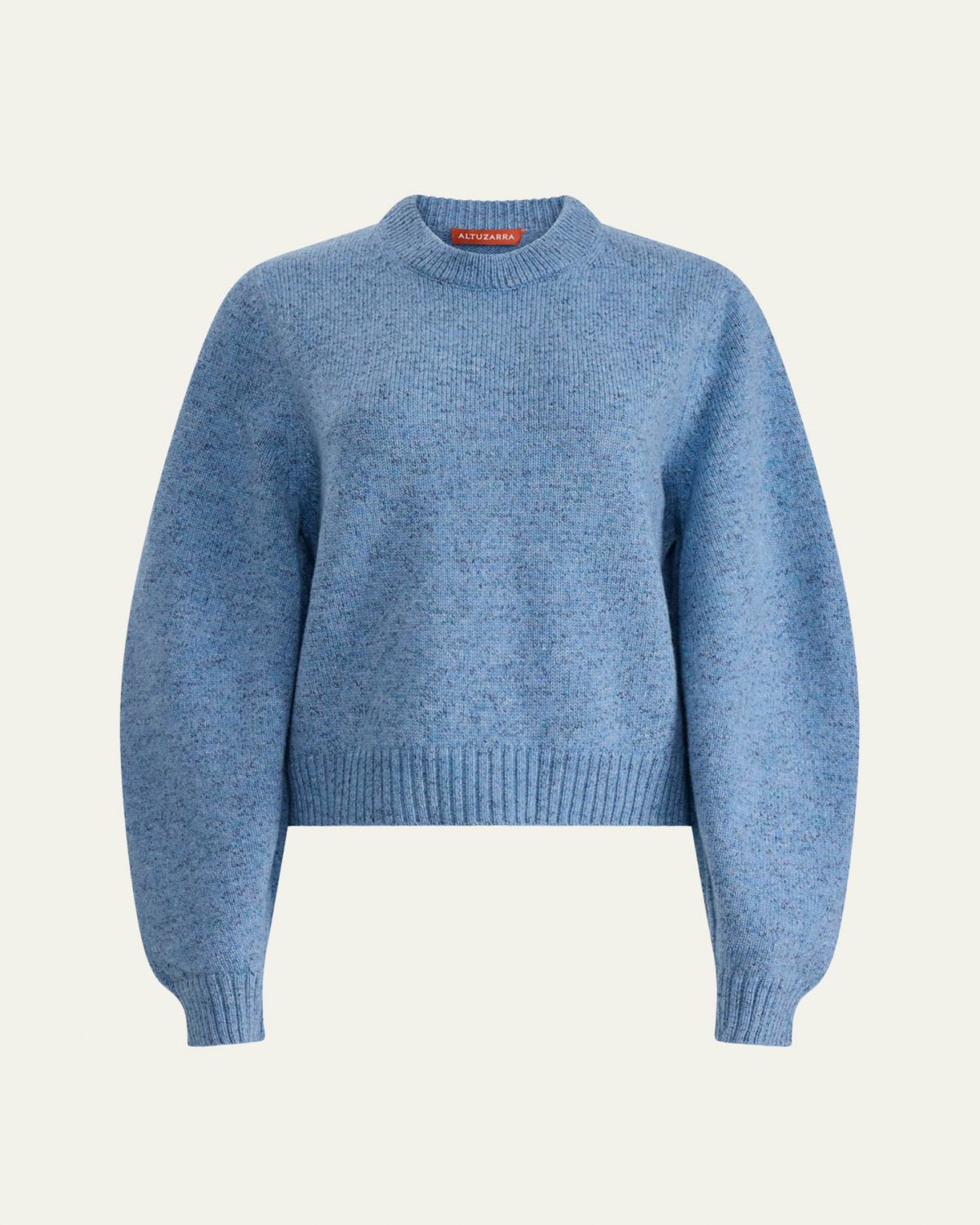 Altuzarra Putney Speckled Merino Wool Crewneck Sweater