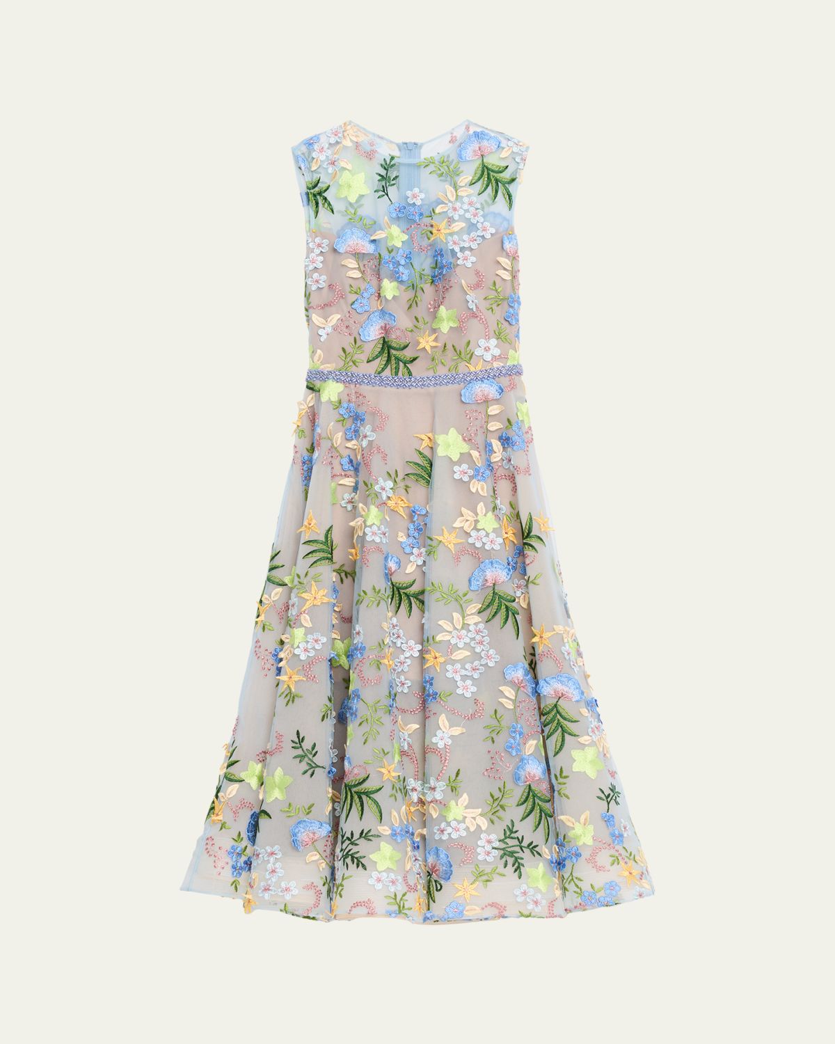 Bronx Banco Saba Beaded Floral Applique Midi Dress | Thumbnail 6 Bronx Banco Saba Beaded Floral Applique Midi Dress | Thumbnail 6
