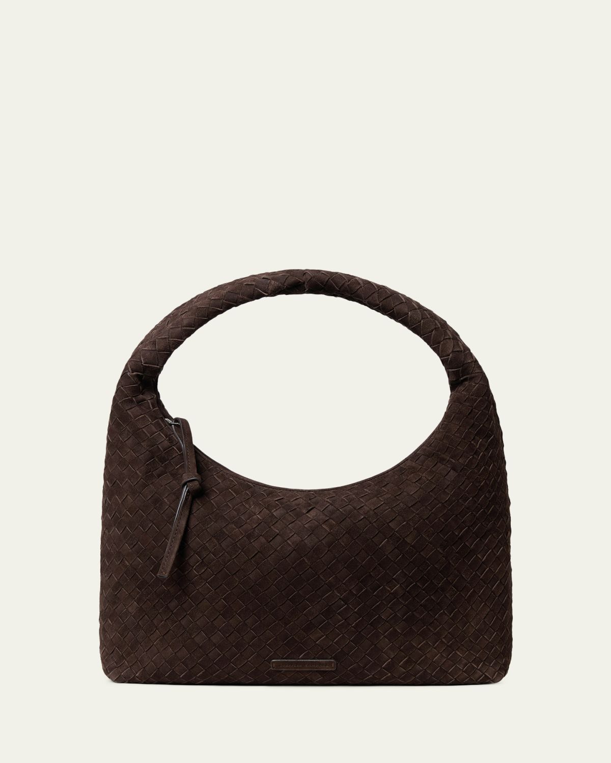 Loeffler Randall Willow Woven Suede Shoulder Bag