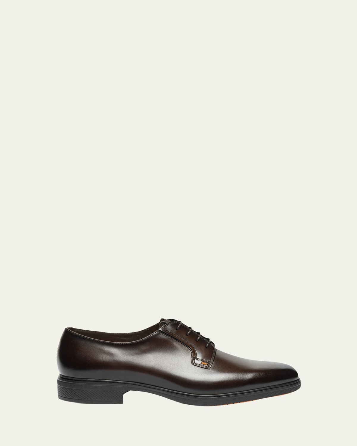 Santoni Men's Easy Collection Leather Rubber-Sole Derby Shoes