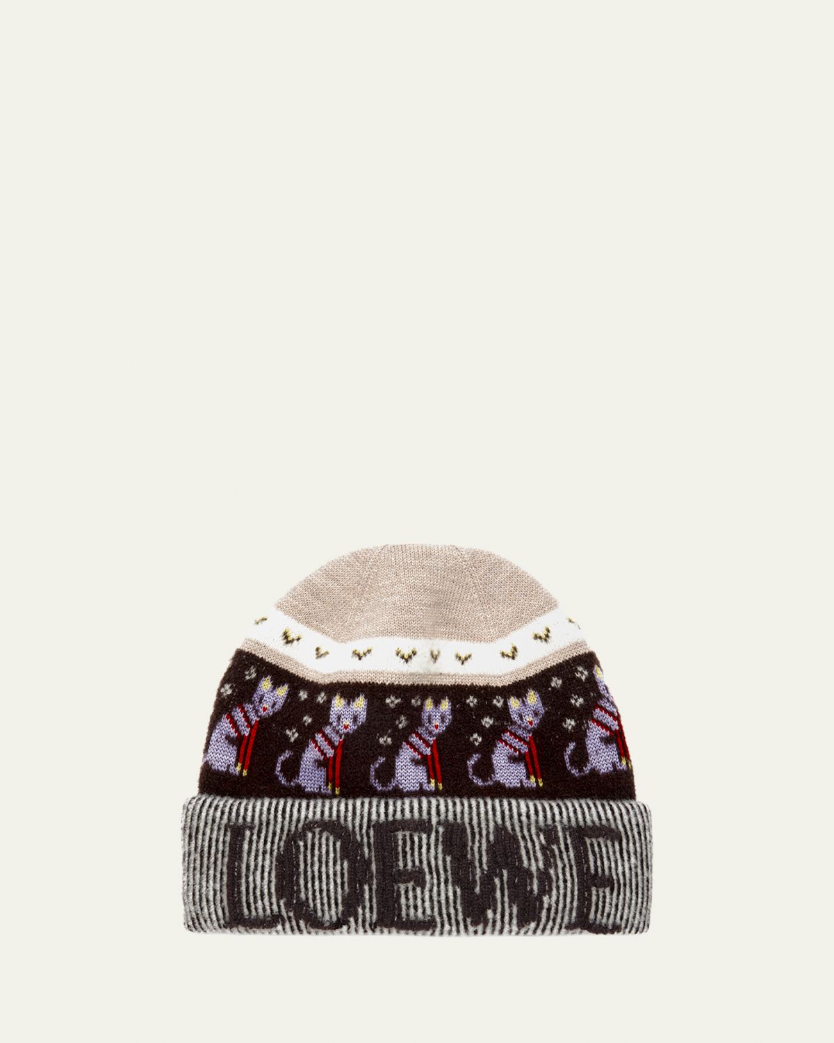 Loewe x Louis Wain Futurist Cat Beanie