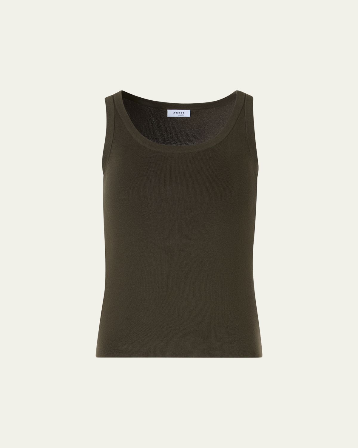 Akris punto Cotton Rib Scoop-Neck Tank Top | Thumbnail 6 Akris punto Cotton Rib Scoop-Neck Tank Top | Thumbnail 6