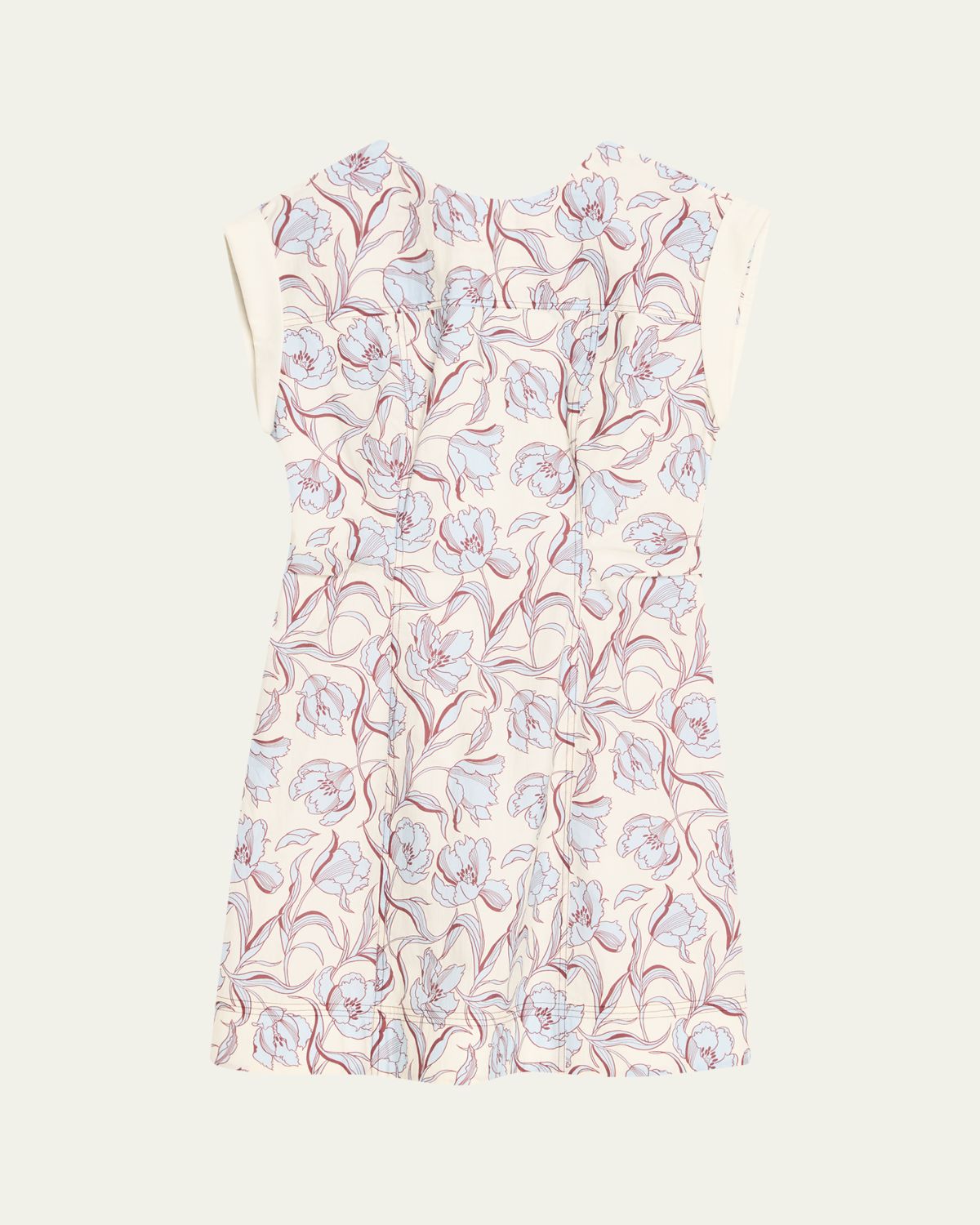 3.1 Phillip Lim Floral Cap-Sleeve Mini Dress