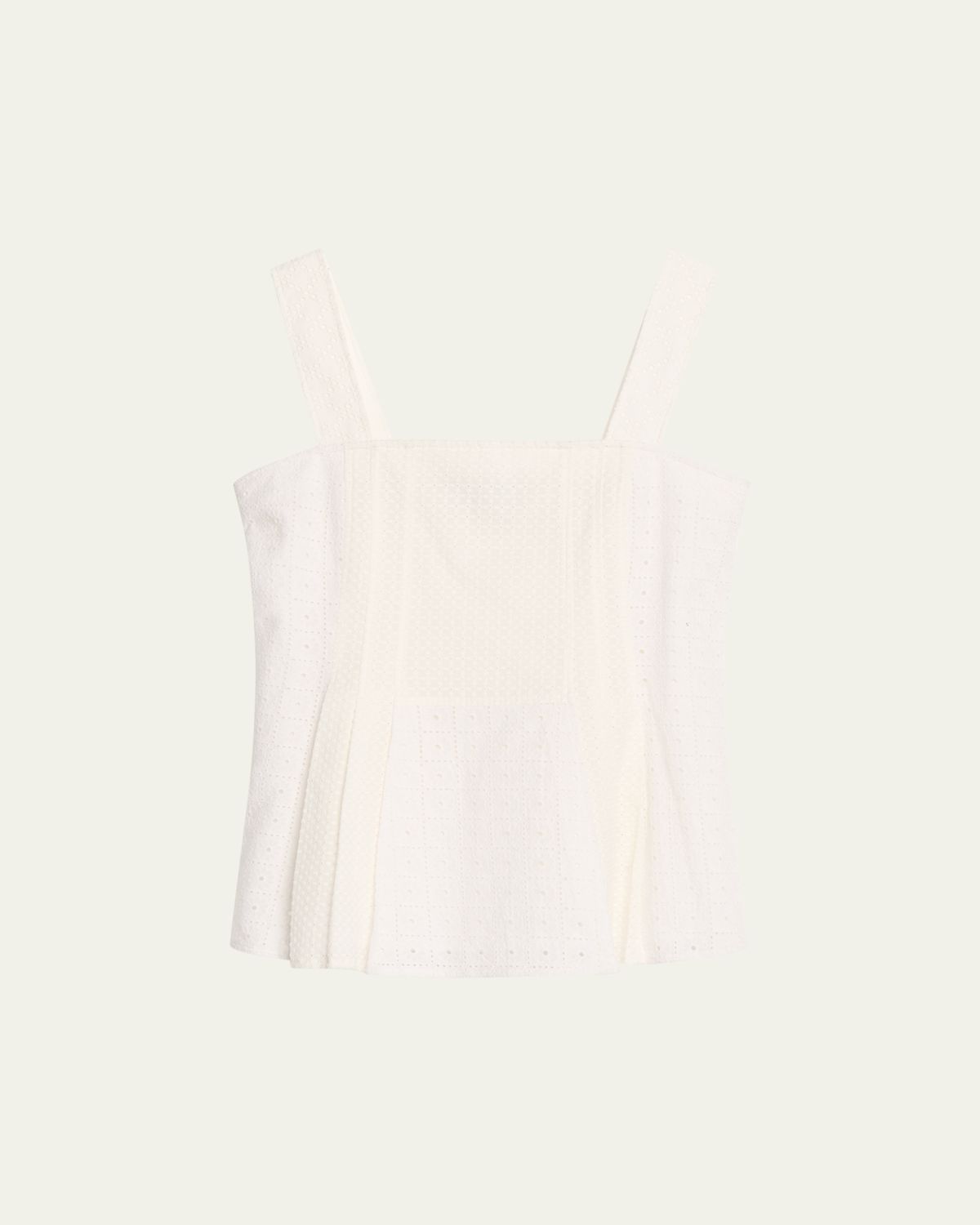 3.1 Phillip Lim Broderie Anglaise Sleeveless Top