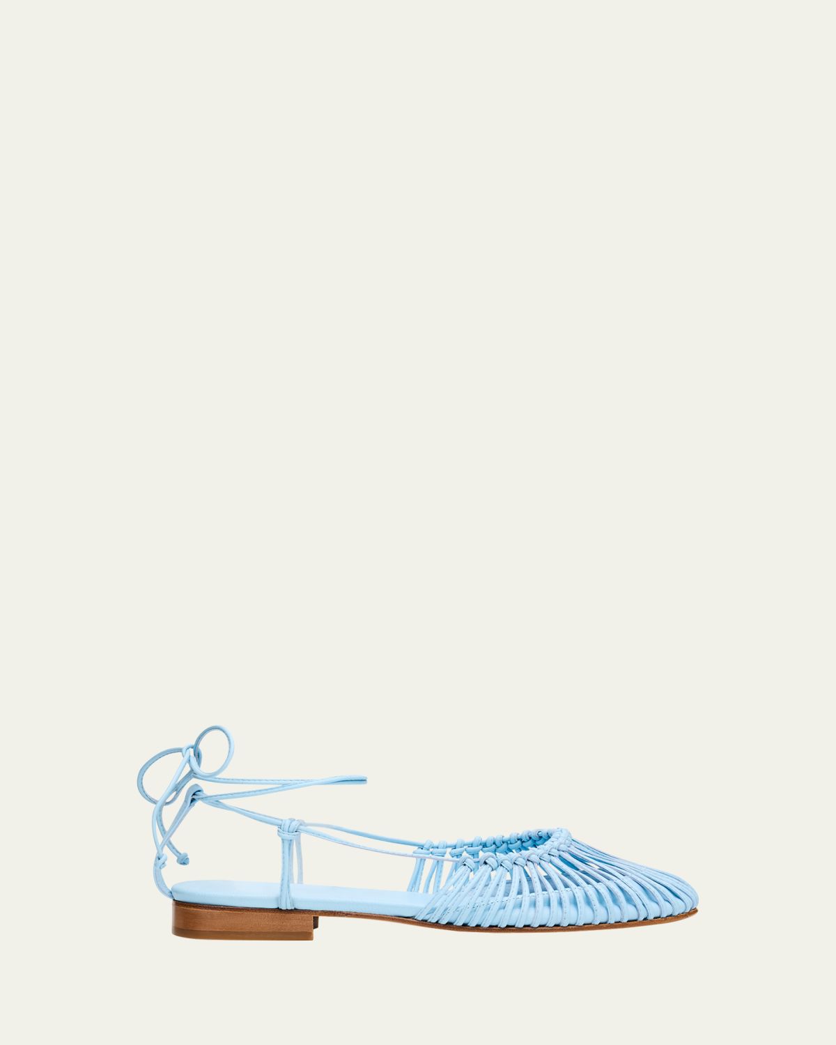 HEREU Mantera Knotted Leather Sandals