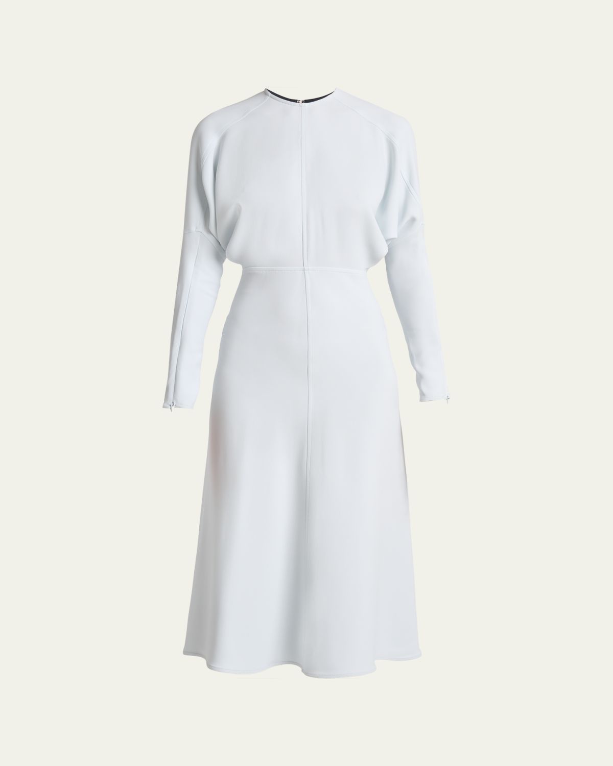 Victoria Beckham Dolman Long-Sleeve Cady Midi Dress | Thumbnail 6
