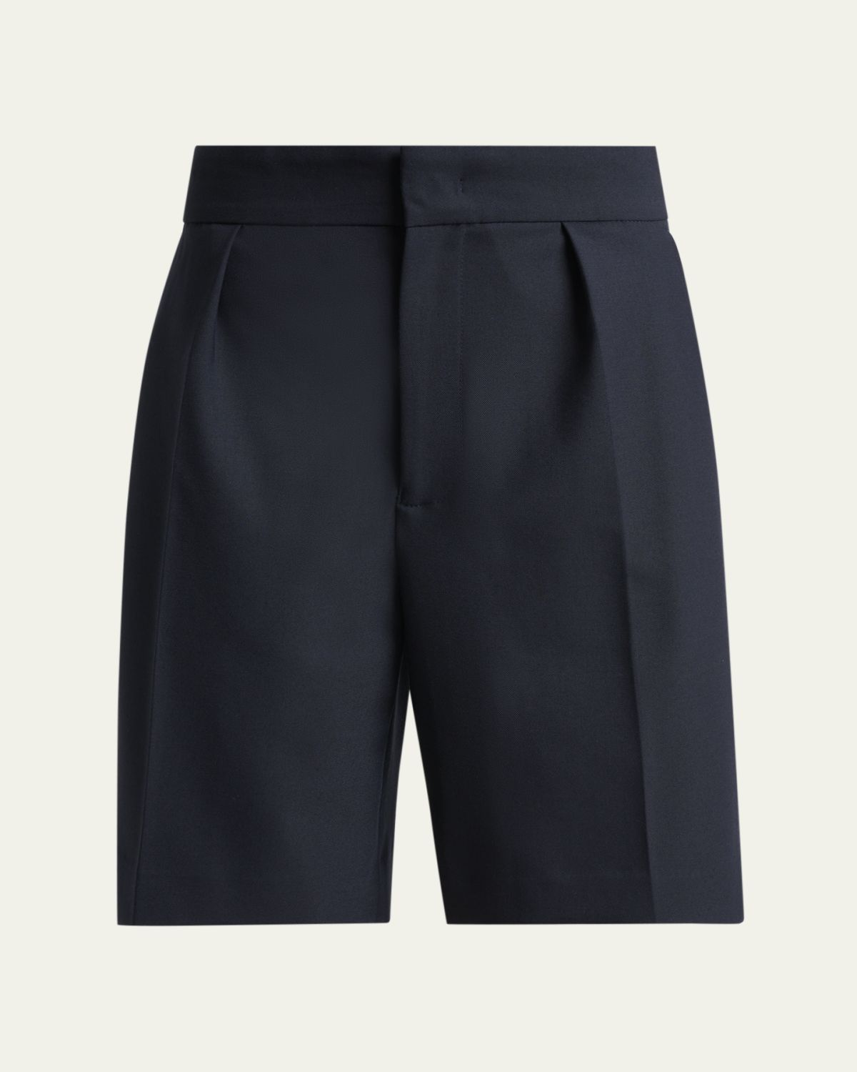Victoria Beckham Pleated Tailored Bermuda Shorts - Women's Clothing