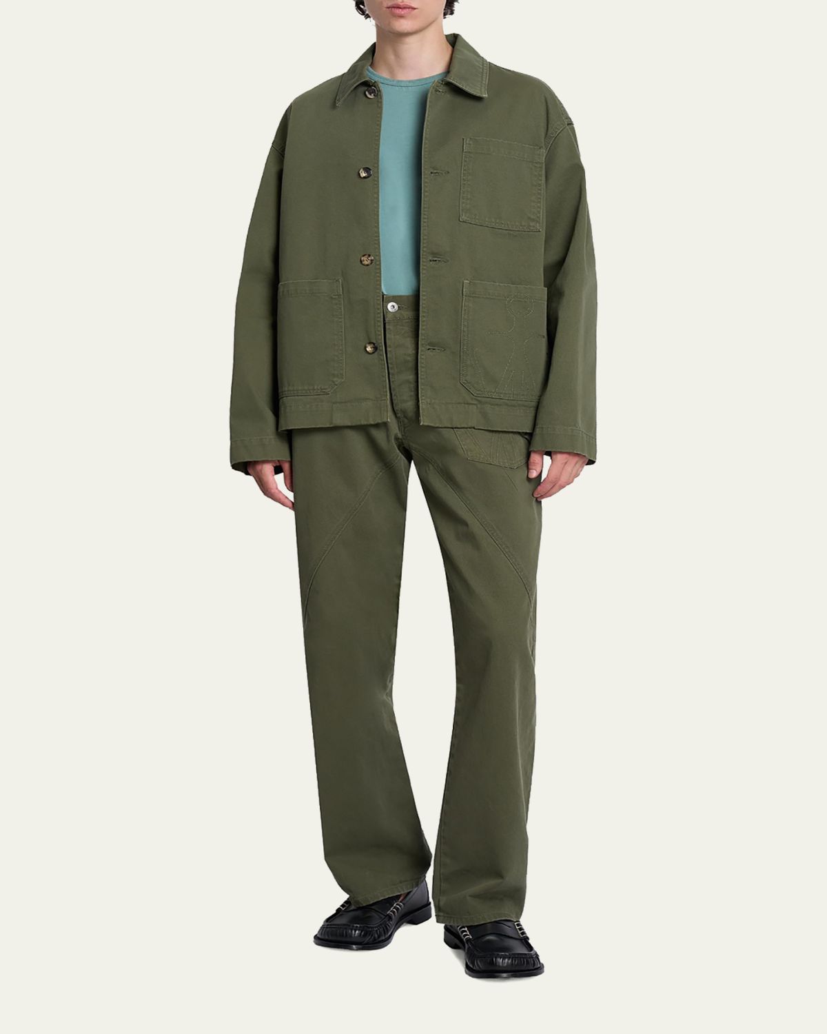 JW Anderson Mens Patch-Pocket Blouson Jacket | Thumbnail 2