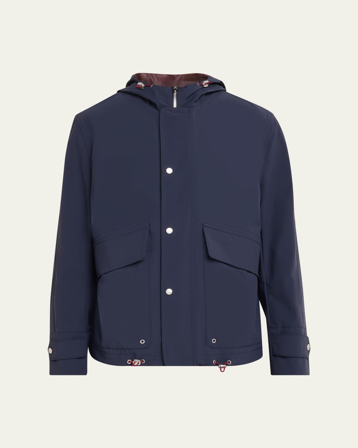 Brunello Cucinelli Men 's Hooded Water-Resistant Jacket