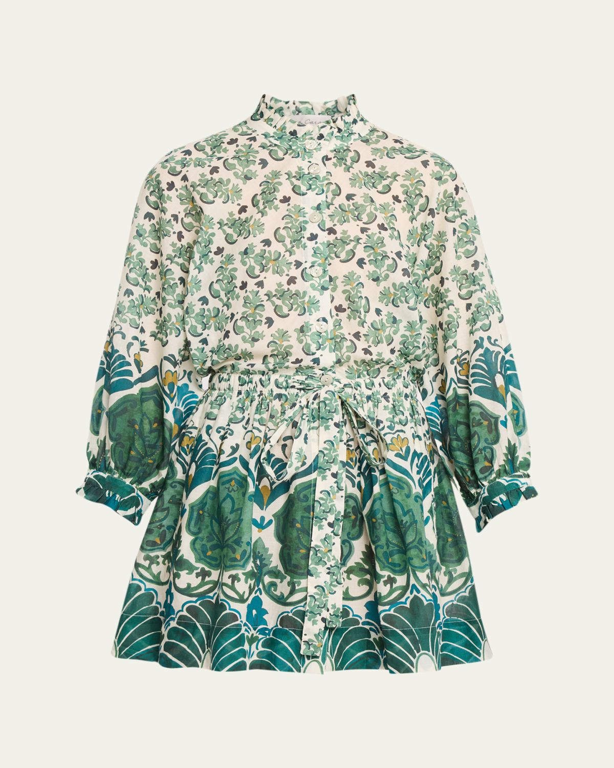 Cara Cara Beatrice Printed Mini Shirtdress | Thumbnail 6 Cara Cara Beatrice Printed Mini Shirtdress | Thumbnail 6
