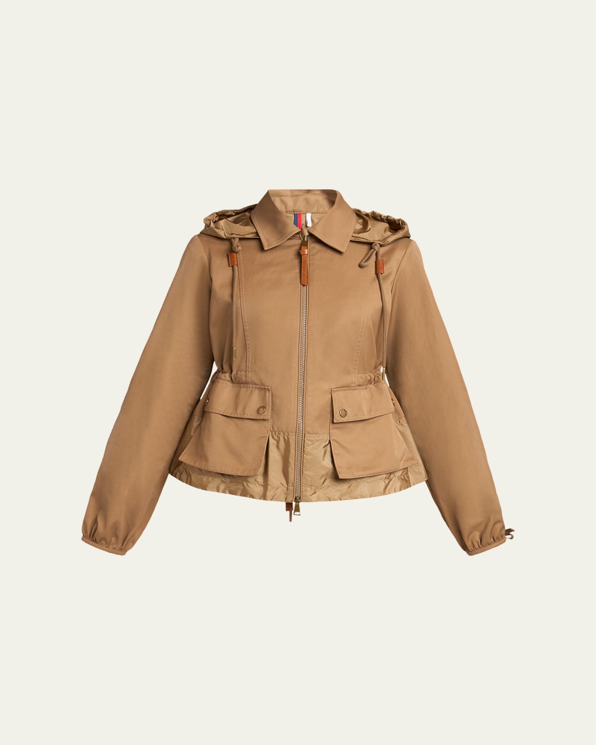 Moncler Adenium Jacket with Detachable Hood