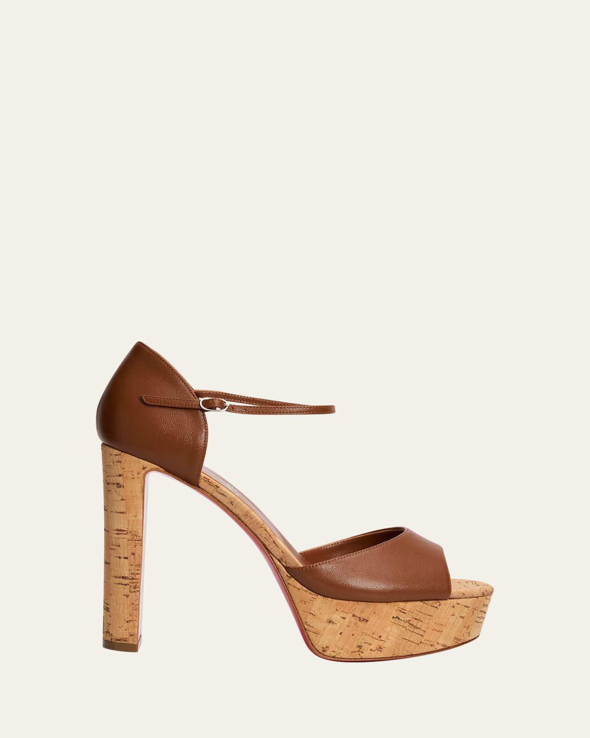 Christian Louboutin 130mm Sandaloo Leather Platform Sandals | Thumbnail 5