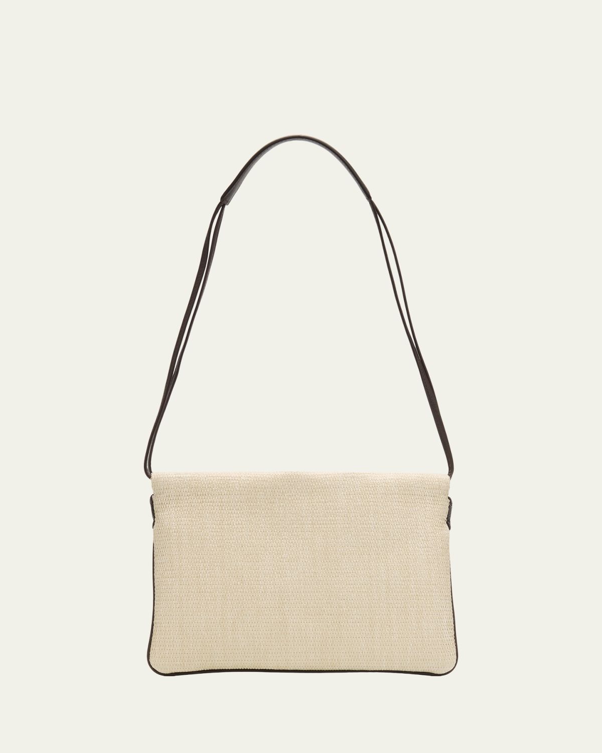 Brunello Cucinelli Raffia Net Pouch Shoulder Bag