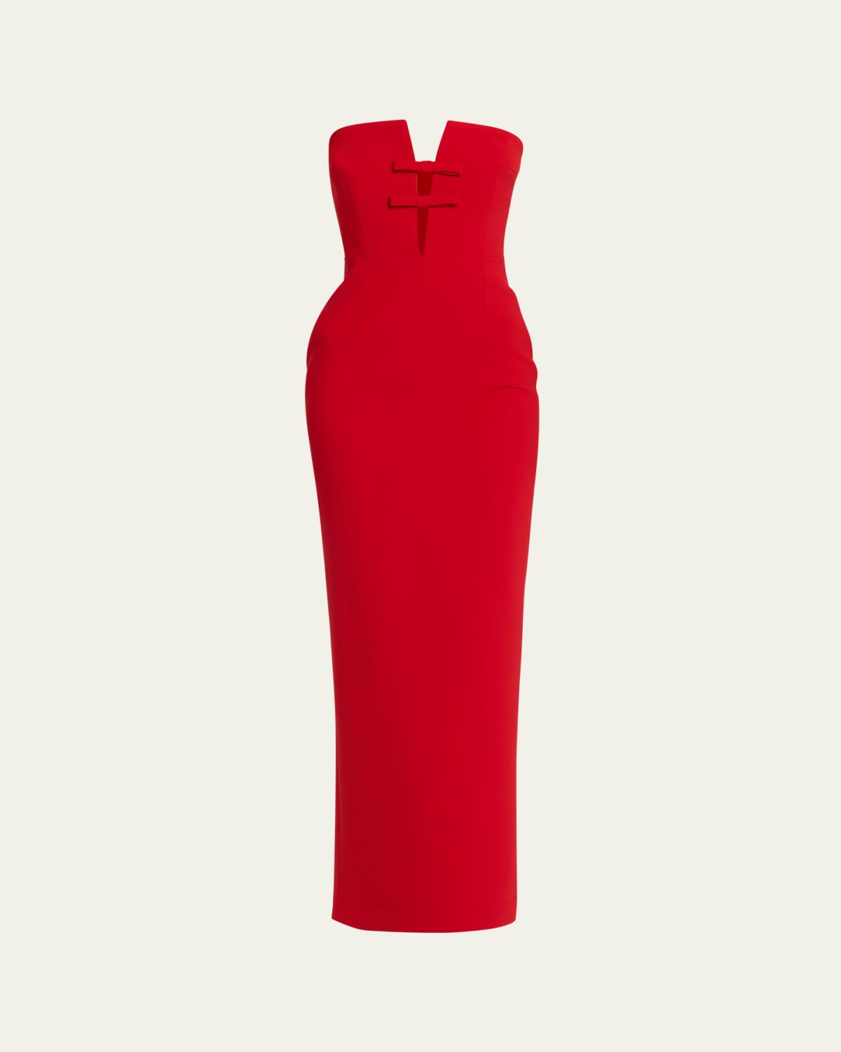 The New Arrivals by Ilkyaz Ozel Noa Strapless Plunging Column Gown
