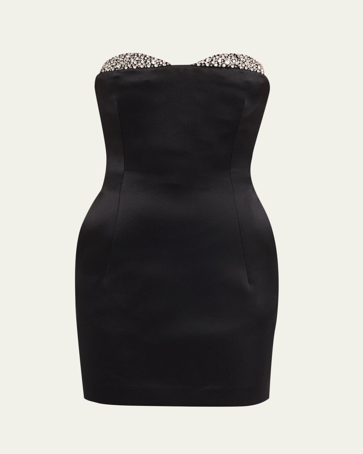 The New Arrivals by Ilkyaz Ozel Noelie Strapless Crystal Sweetheart Mini Dress