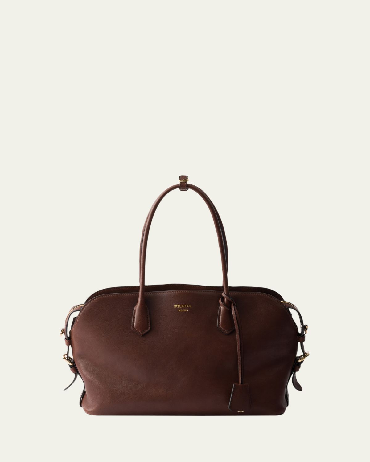 Prada Large Leather Tote Bag