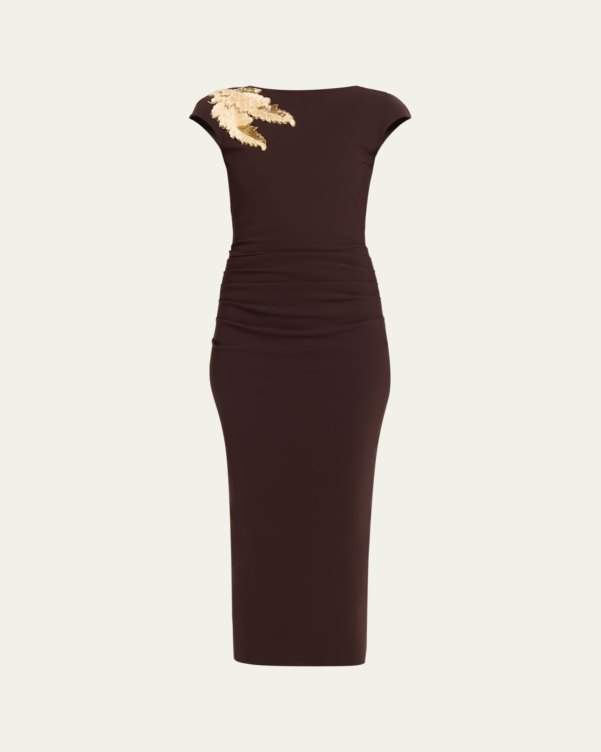 Chiara Boni La Petite Robe Hesupie Embellished Bodycon Midi Dress