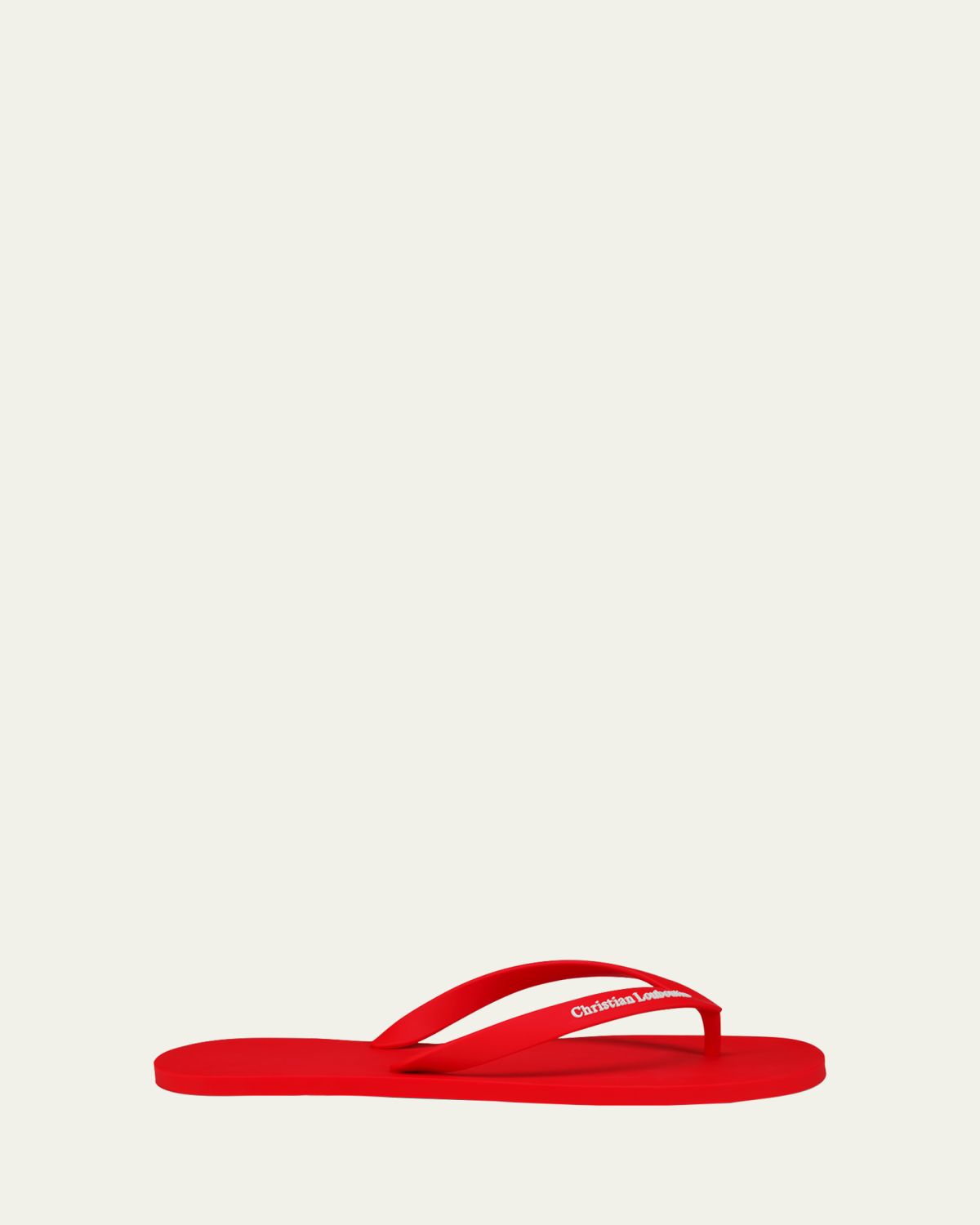 Christian Louboutin Men's The Logo Flip-Flops | Thumbnail 4 Christian Louboutin Men's The Logo Flip-Flops | Thumbnail 4