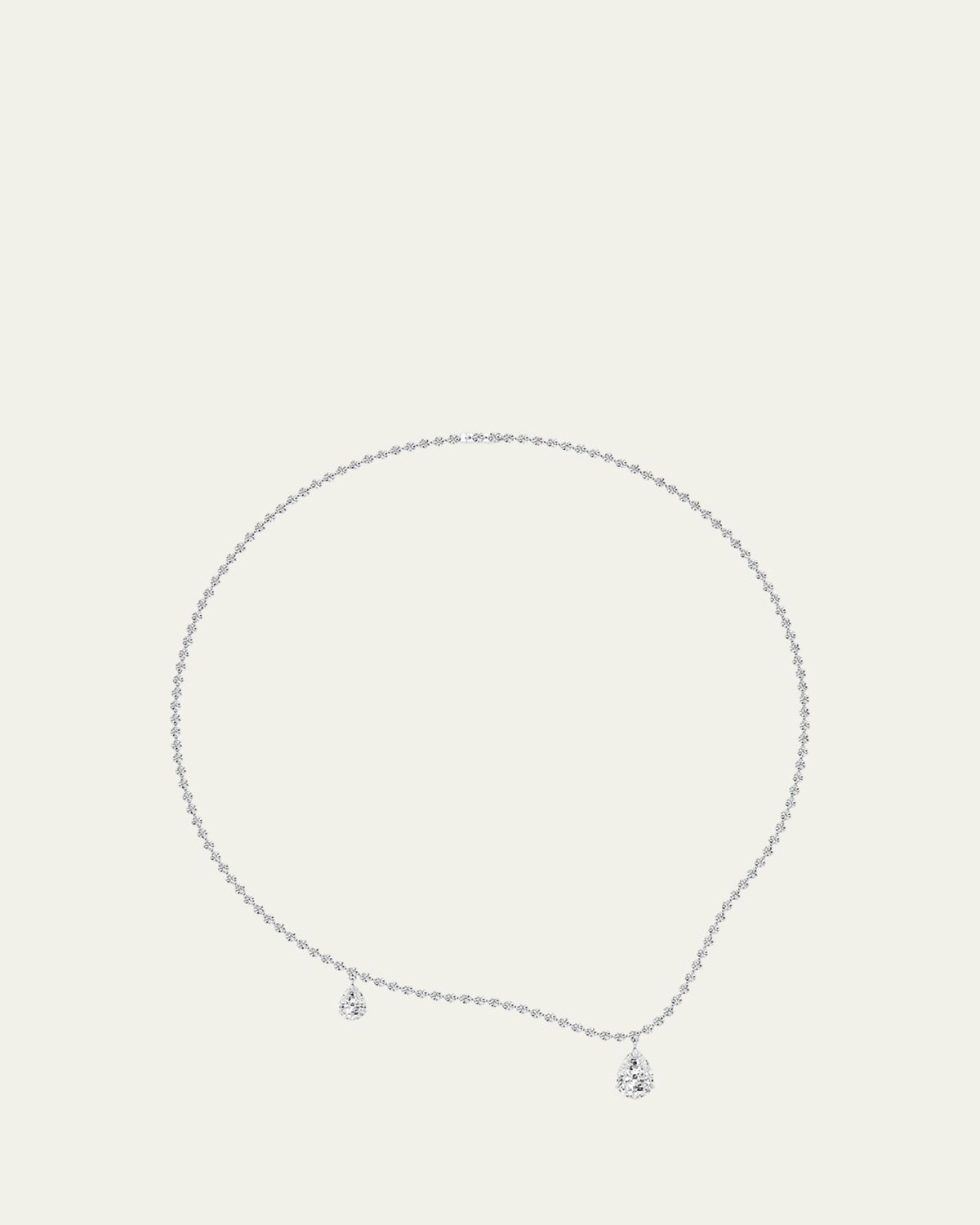 Unsaid Tear Lab-Grown Diamond Curve Necklace