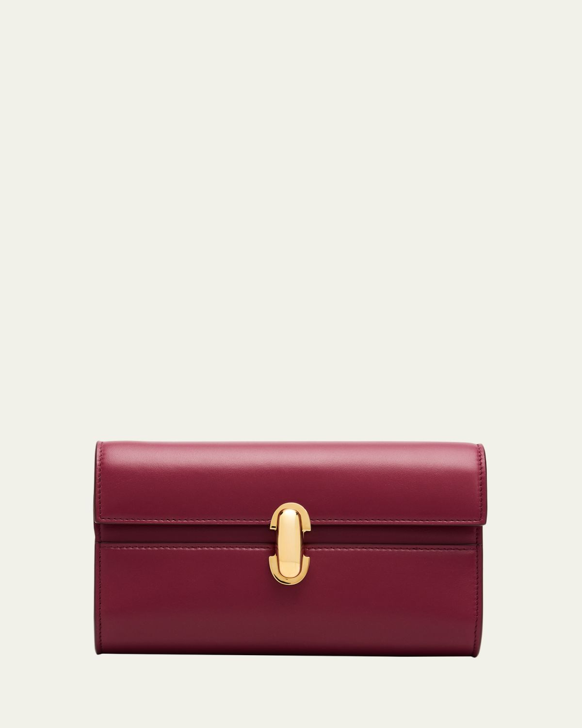 Savette Symmetry Mini Leather Clutch Bag