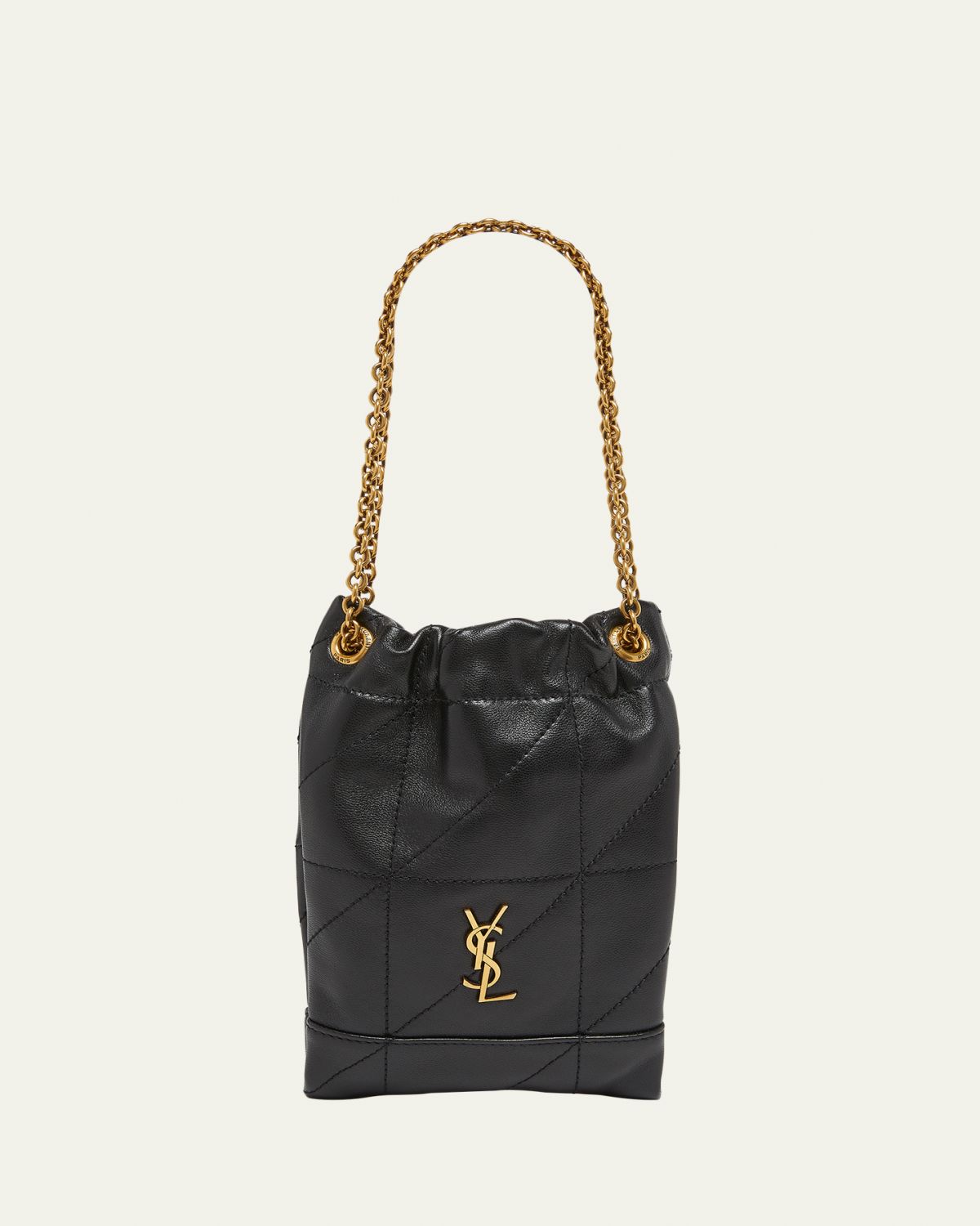 Saint Laurent Jamie Mini YSL Quilted Leather Pochon Shoulder Bag | Thumbnail 6 Saint Laurent Jamie Mini YSL Quilted Leather Pochon Shoulder Bag | Thumbnail 6