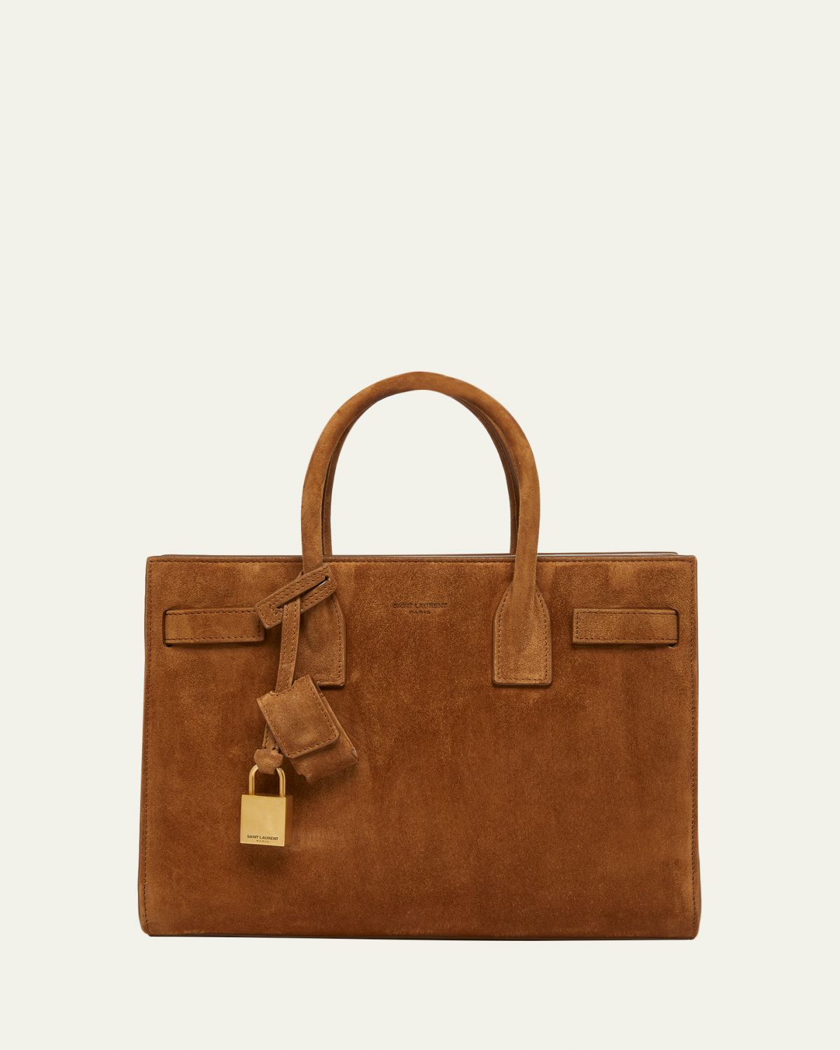 Saint Laurent Sac de Jour Baby Suede Top-Handle Bag