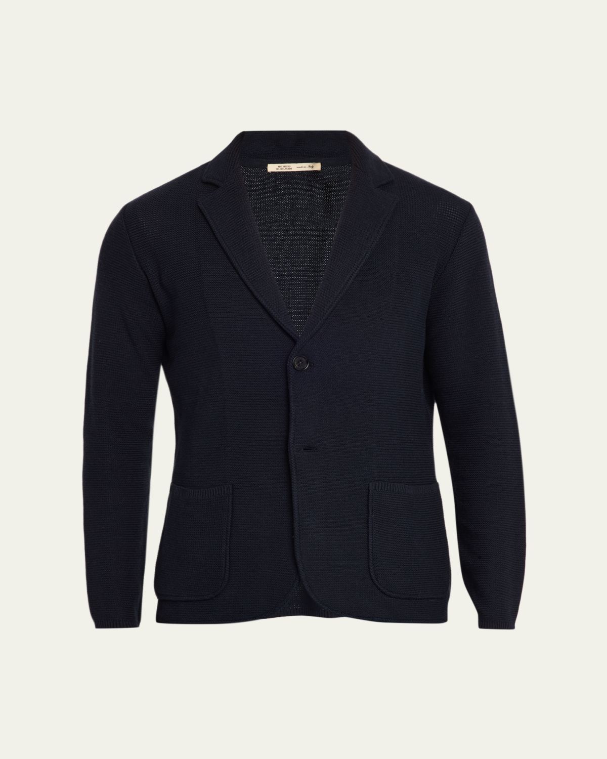 Maurizio Baldassari Men's Silk-Cotton Summer Stitch Knit Blazer