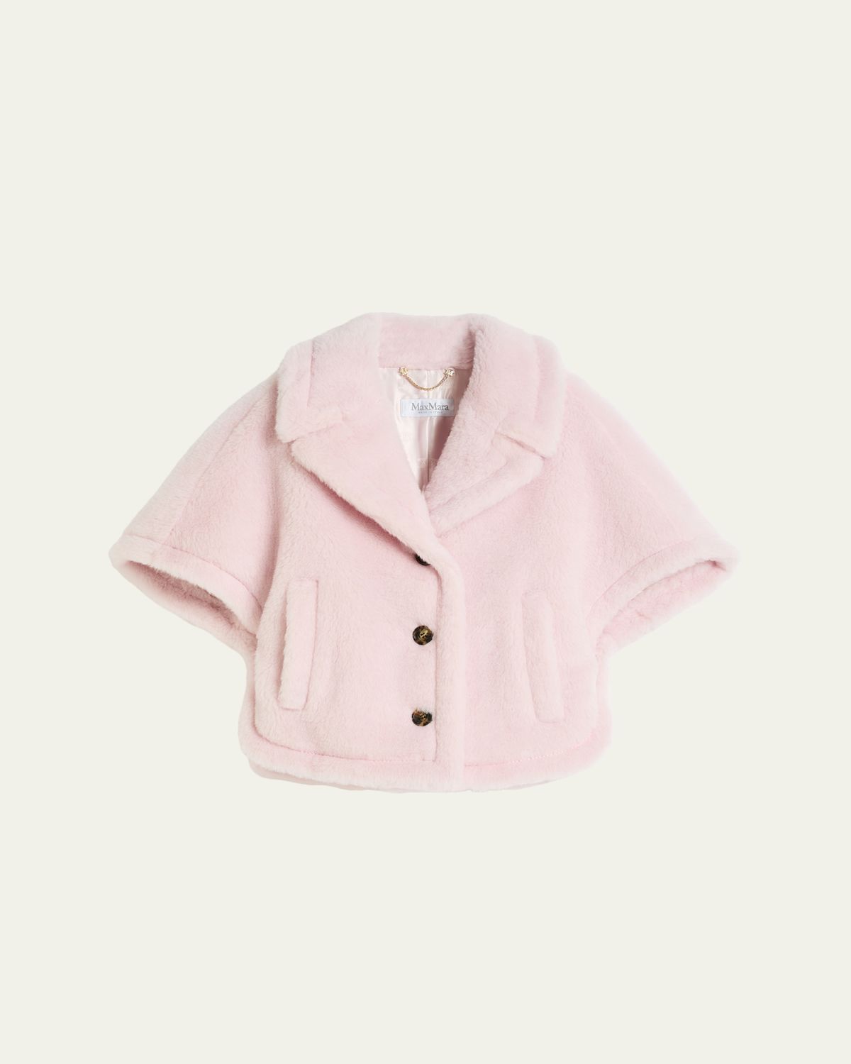 Max Mara Teddy Alpaca-Blend Cape