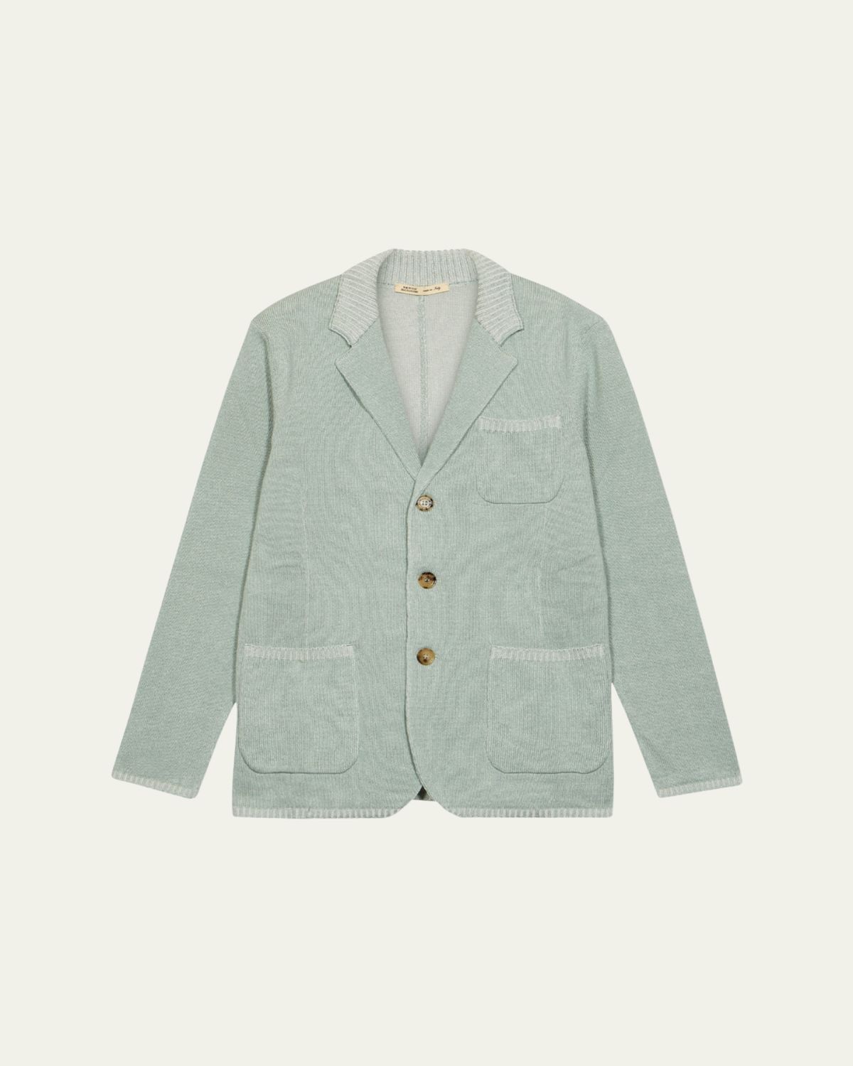 Maurizio Baldassari Men's Vanise Rib Knit Blazer Jacket | Thumbnail 4 Maurizio Baldassari Men's Vanise Rib Knit Blazer Jacket | Thumbnail 4