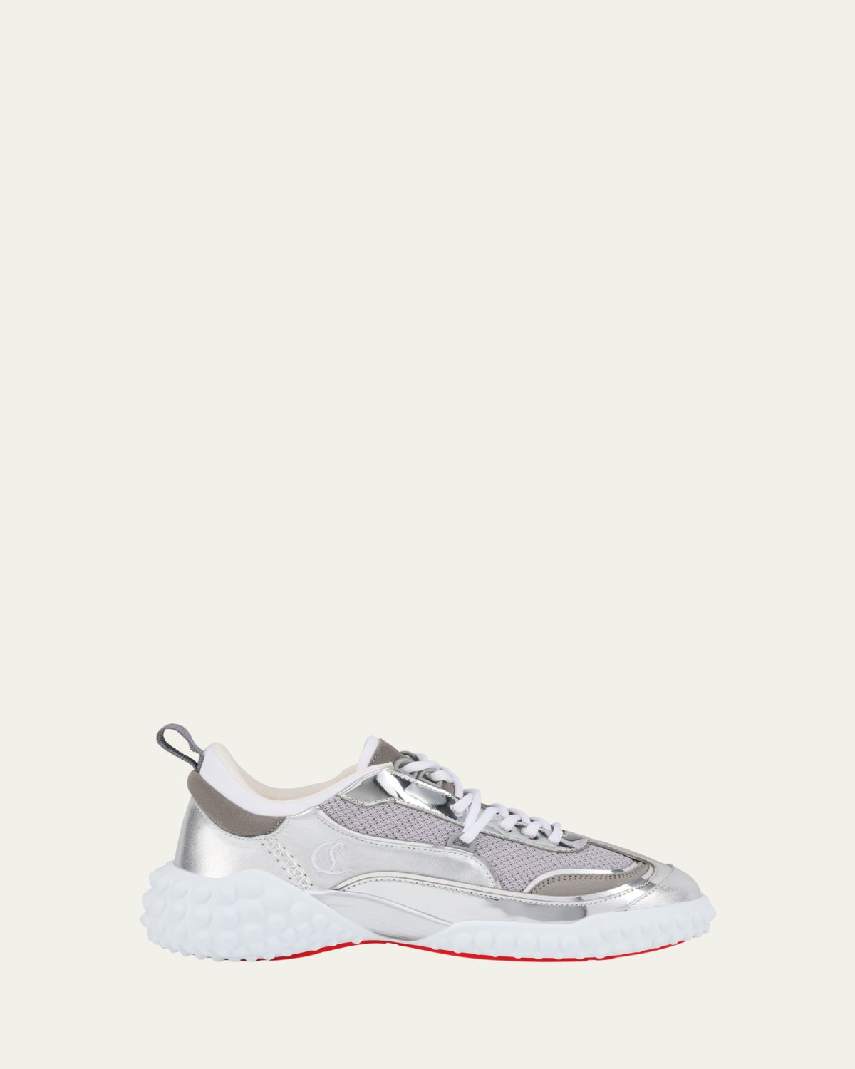 Christian Louboutin Mara Mixed Leather Runner Sneakers | Thumbnail 5