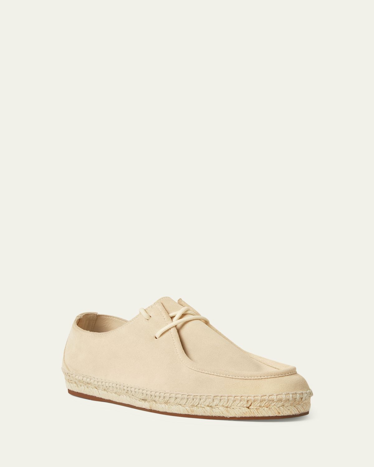 Loro Piana Men's George Walk Suede Espadrilles | Thumbnail 2
