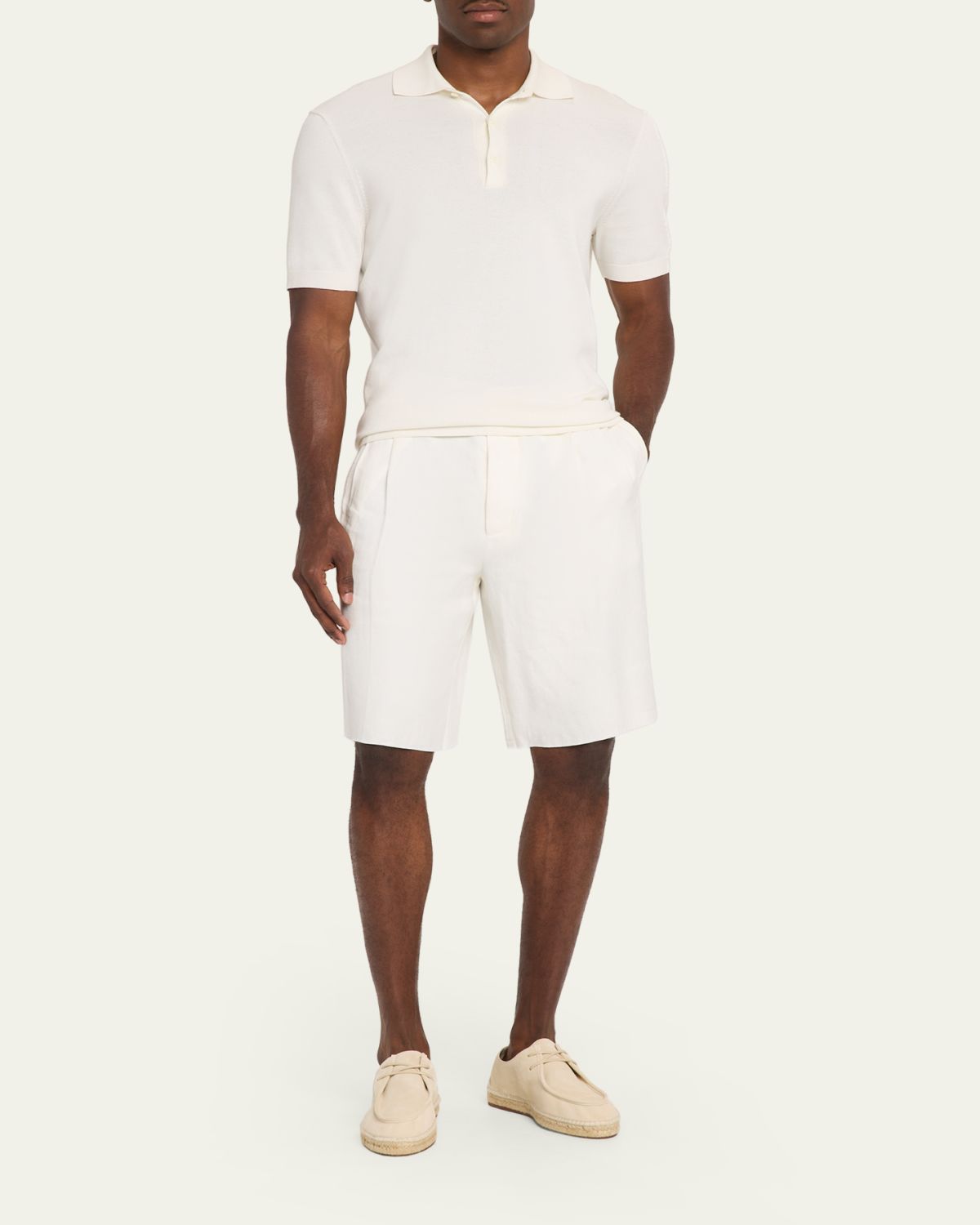 Loro Piana Men's George Walk Suede Espadrilles | Thumbnail 5