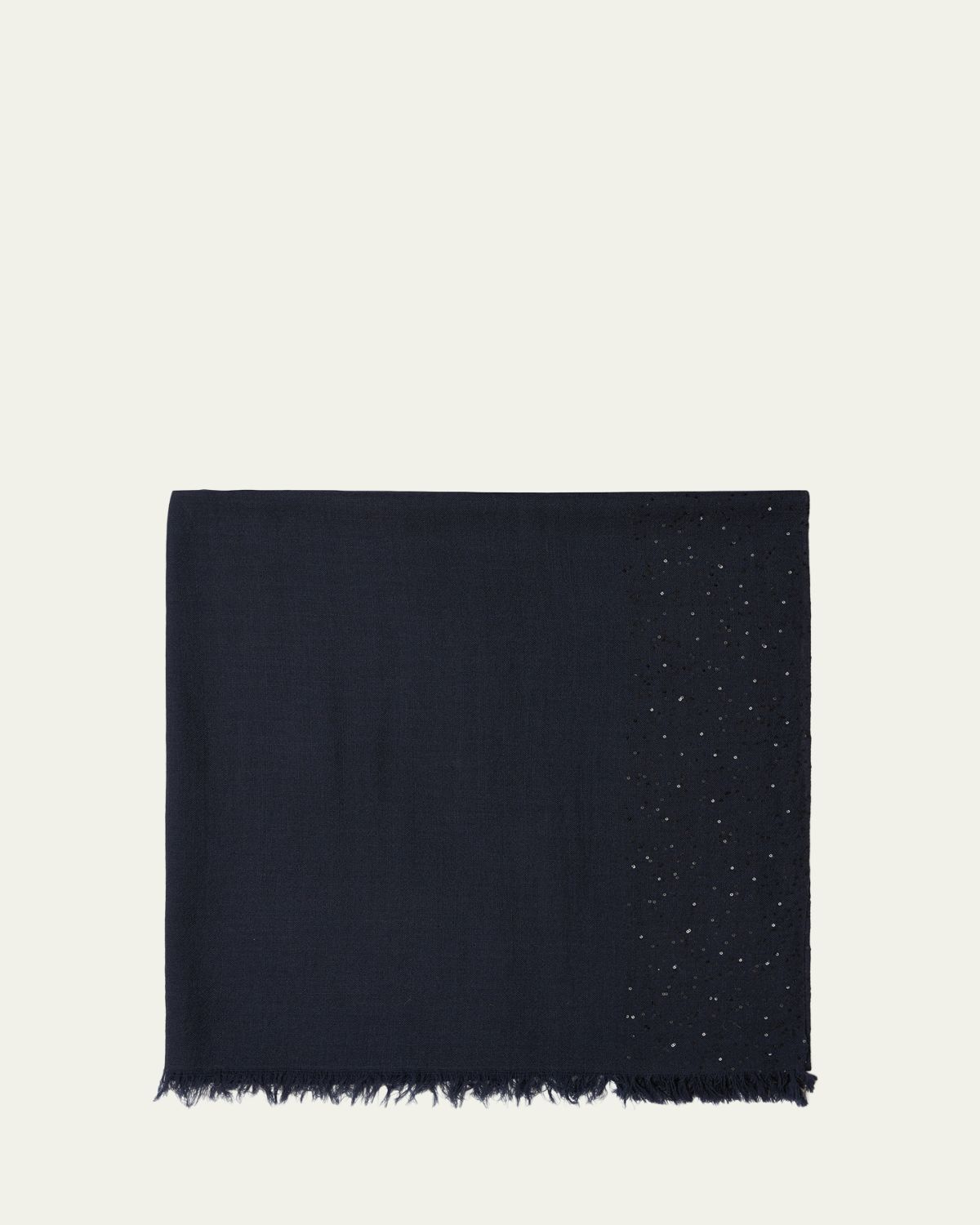 Faliero Sarti New Dalila Sequined-Border Shawl