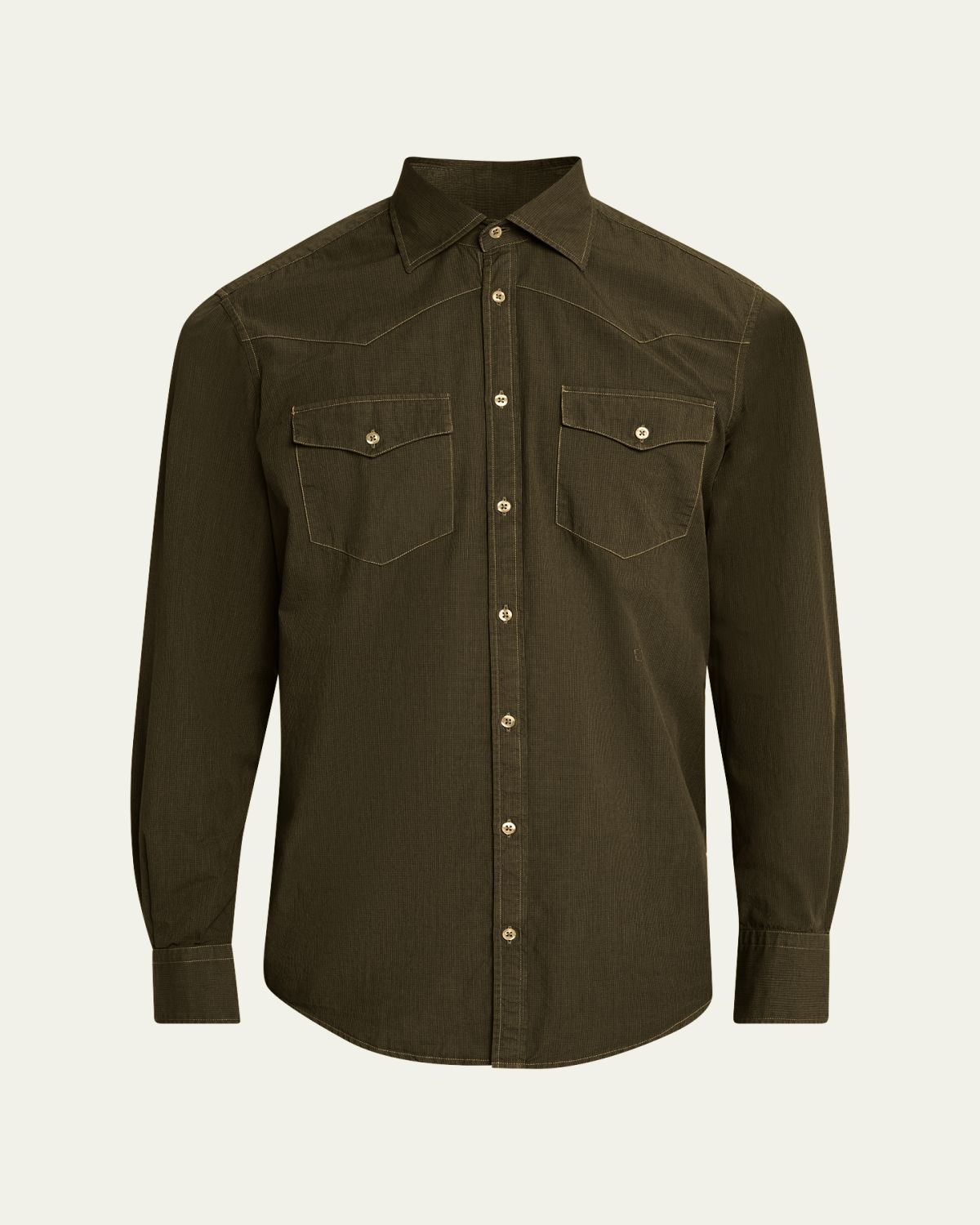 Massimo Alba Men's Arizo Cotton Western Shirt | Thumbnail 6 Massimo Alba Men's Arizo Cotton Western Shirt | Thumbnail 6