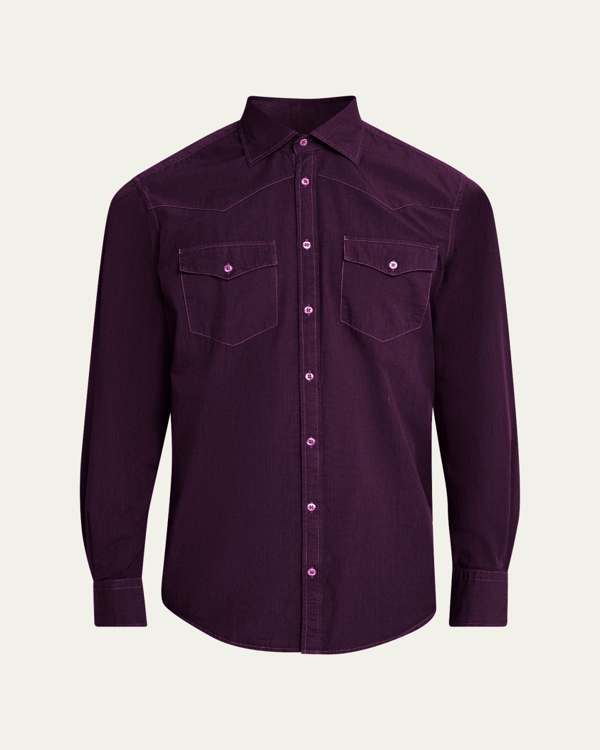 Massimo Alba Men's Arizo Cotton Western Shirt | Thumbnail 6 Massimo Alba Men's Arizo Cotton Western Shirt | Thumbnail 6