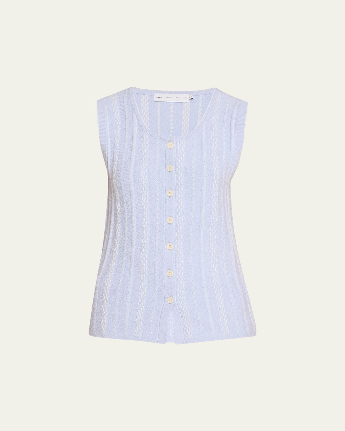 Proenza Schouler White Label Alyna Textured Knit Vest
