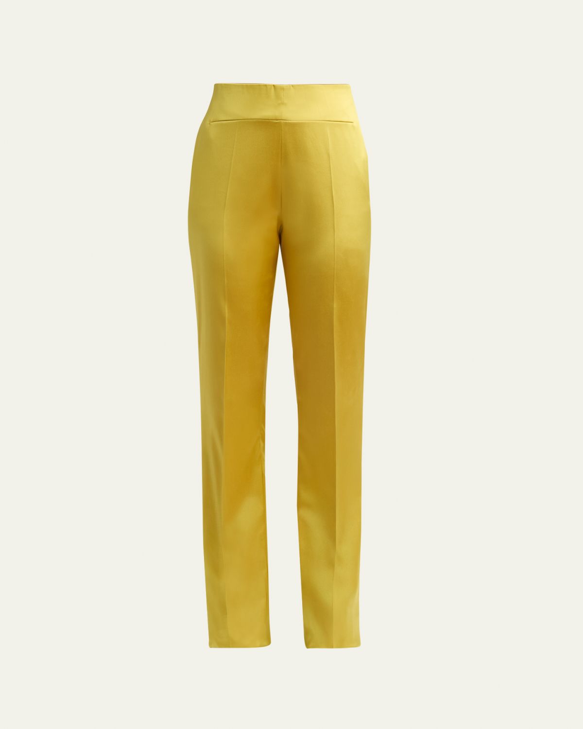 Valentino Garavani Straight-Leg Stretch Silk Pants