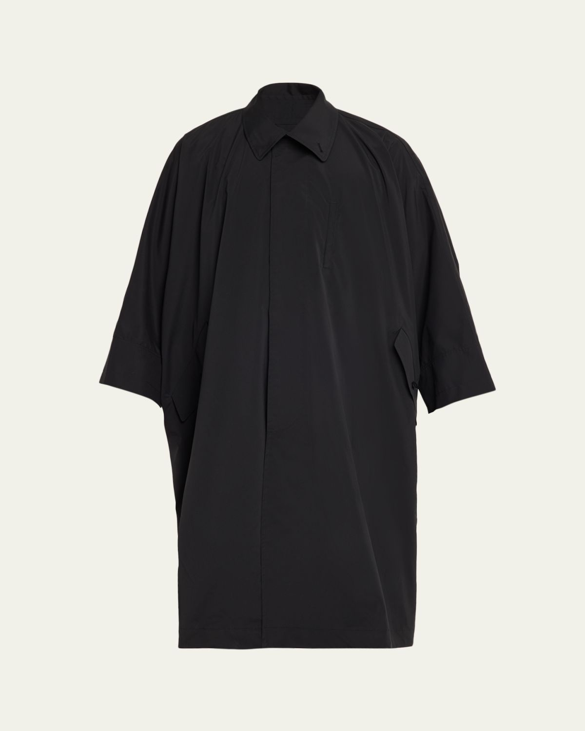 IM MEN Men's Wind Oversized Taffeta Coat