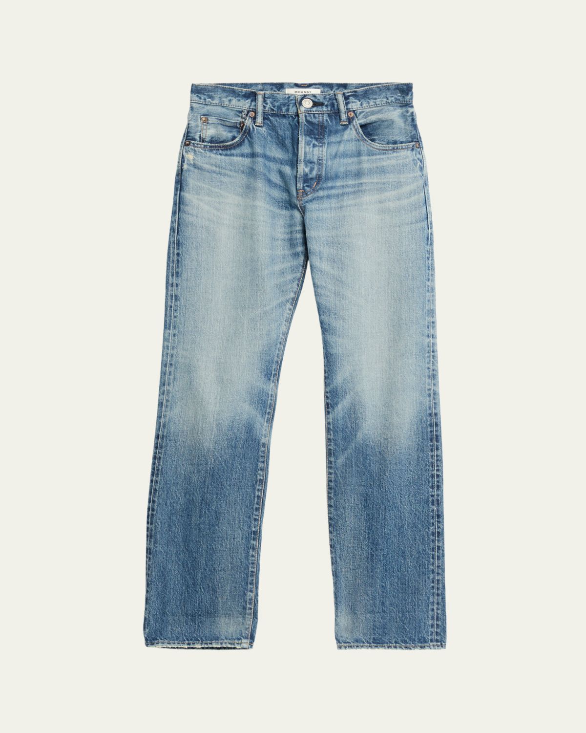 MOUSSY VINTAGE Deltona Straight Mid-Rise Jeans